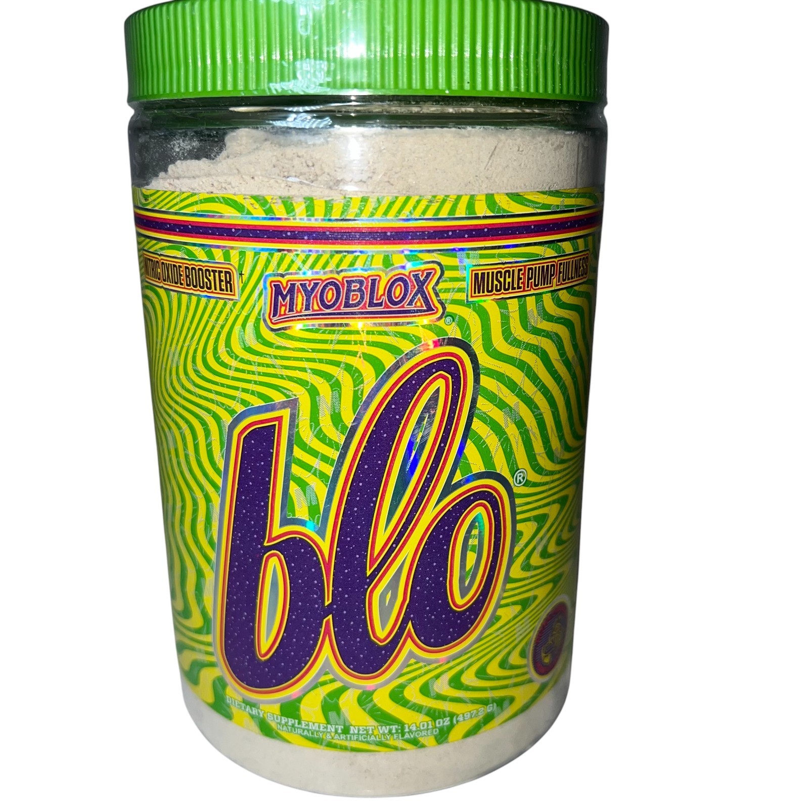 MyoBlox BLO 3D Stim Free Nitric Oxide Muscle Pump Formula 40 Scoops