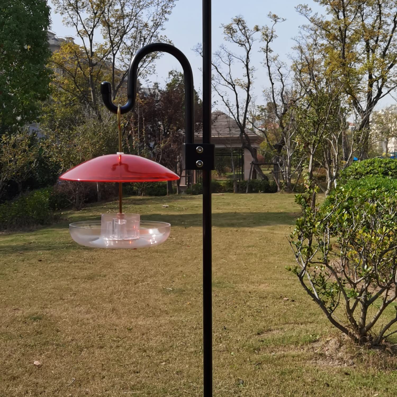 8" Mini Weather Guard for Bird Feeder - Small Protective Dome 1PC/Pack, Red