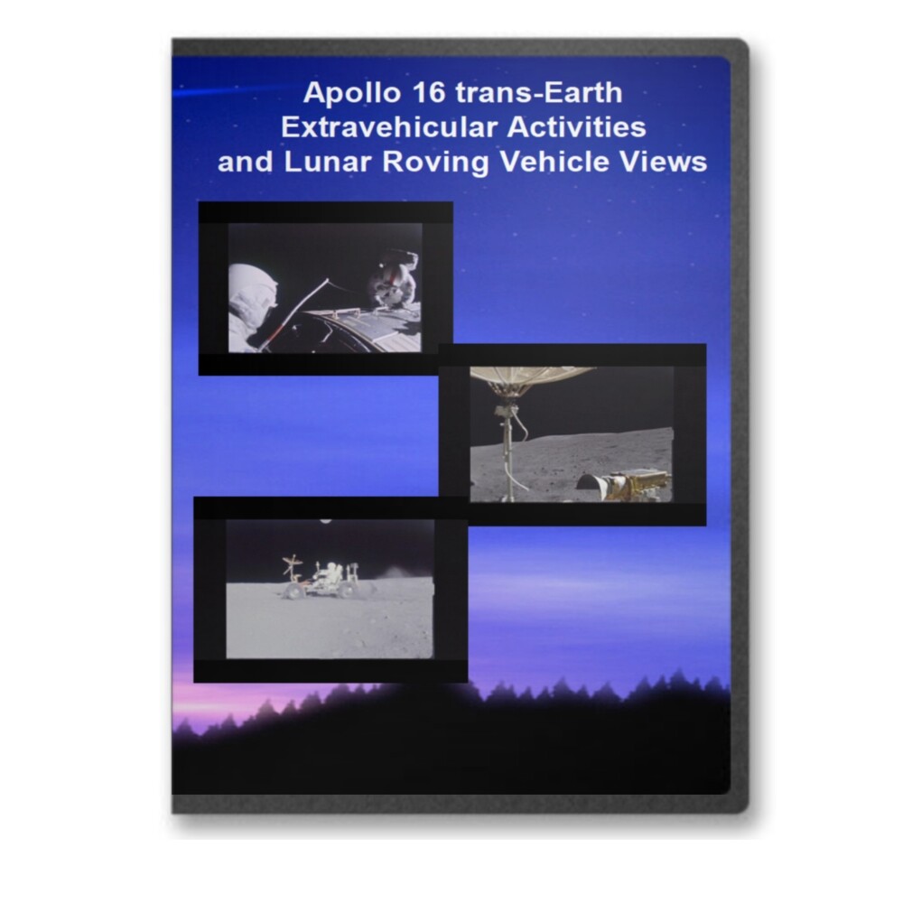 Apollo 16 trans-Earth EVA and Lunar Roving Vehicle Activities Views DVD - A449