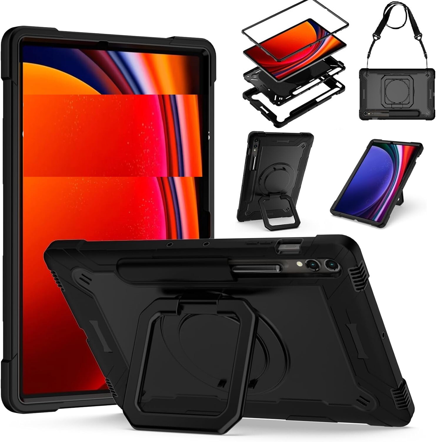 Heavy Duty Rugged Shockproof Protective Case for Samsung Galaxy Tab A S Tablet