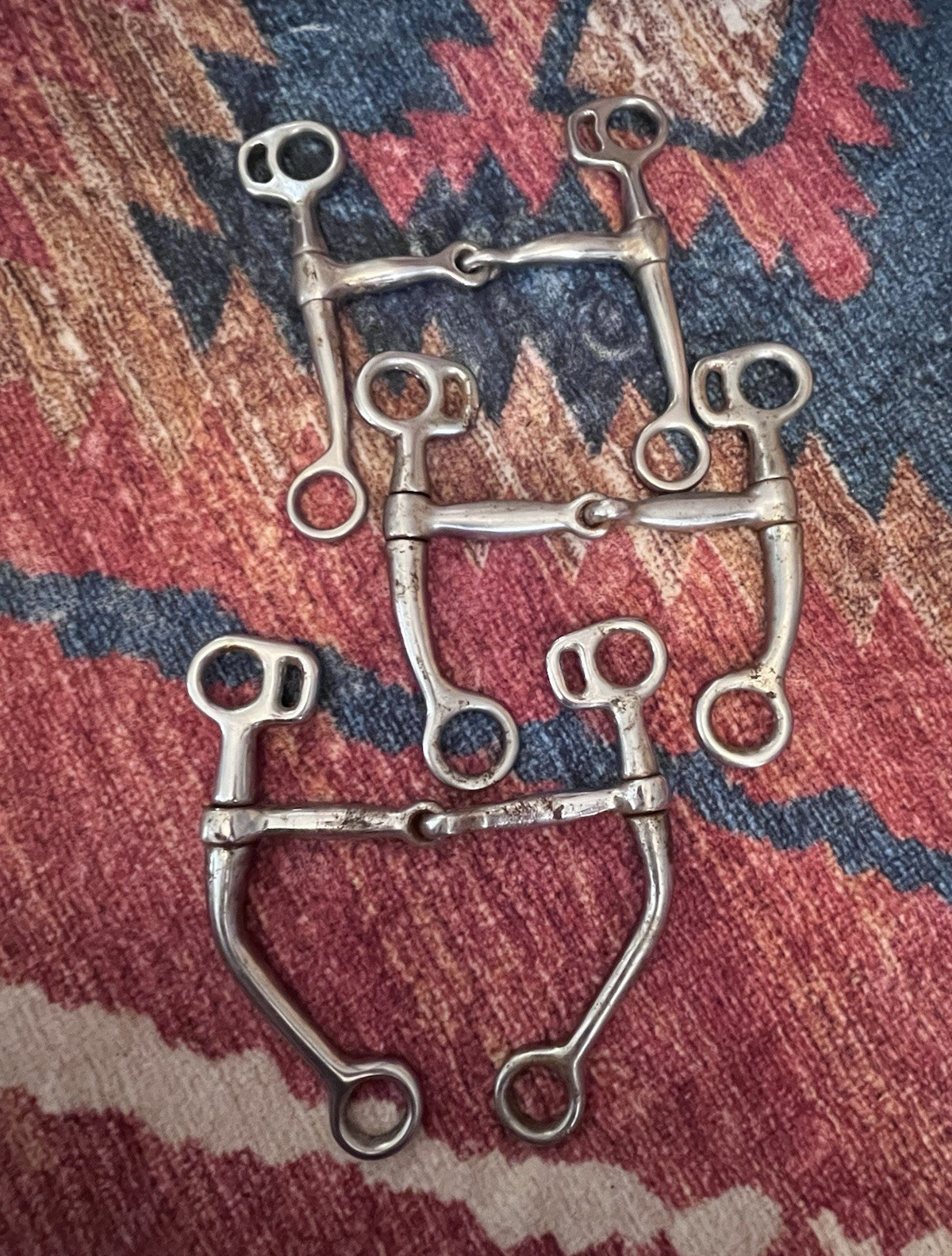 Lot of 3 Western Tom Thumb Bits