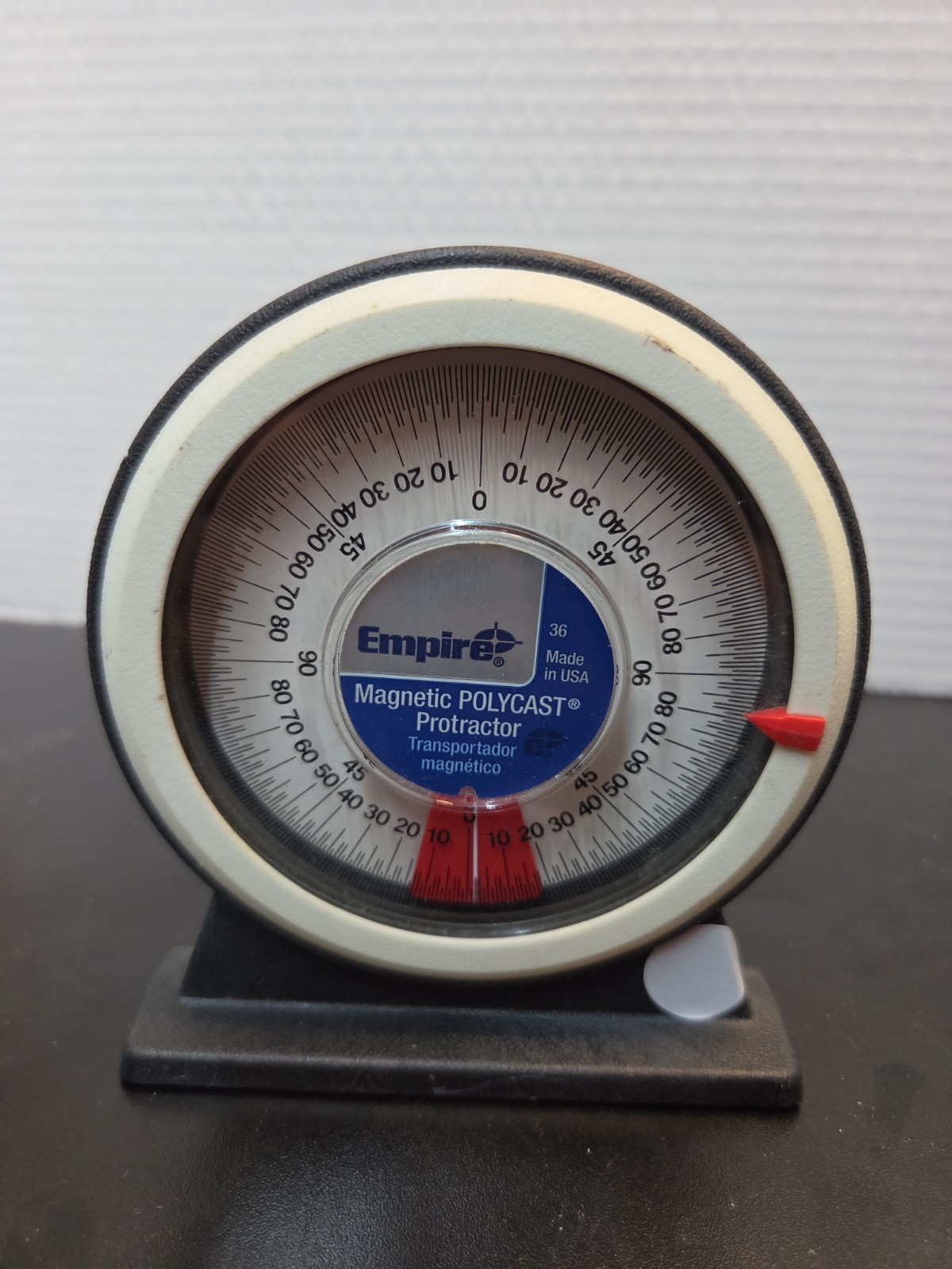 Empire Magnetic Polycast Protractor (Model 36)