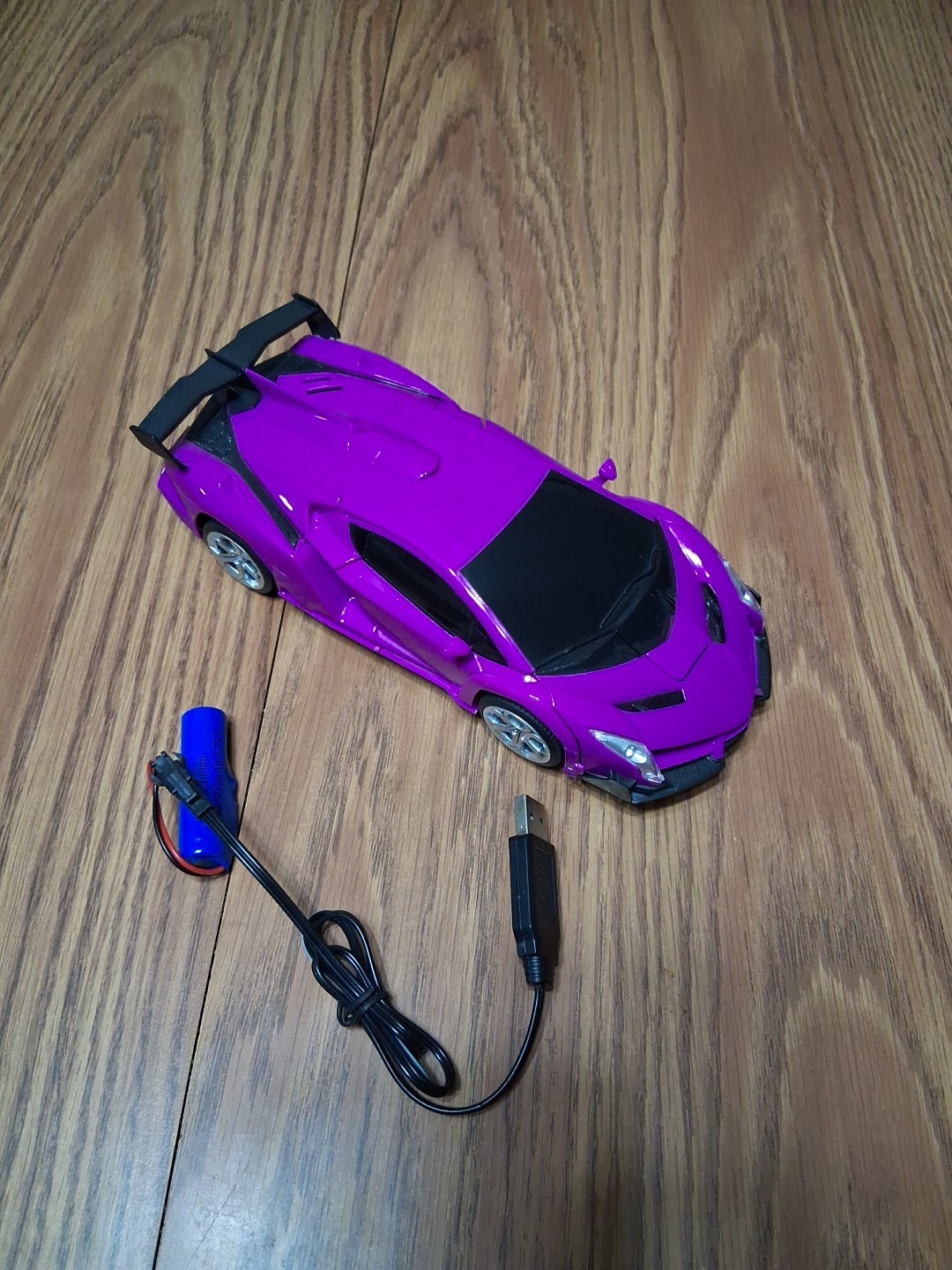 PURPLE Transforming Remote Control Car One Button Transformation