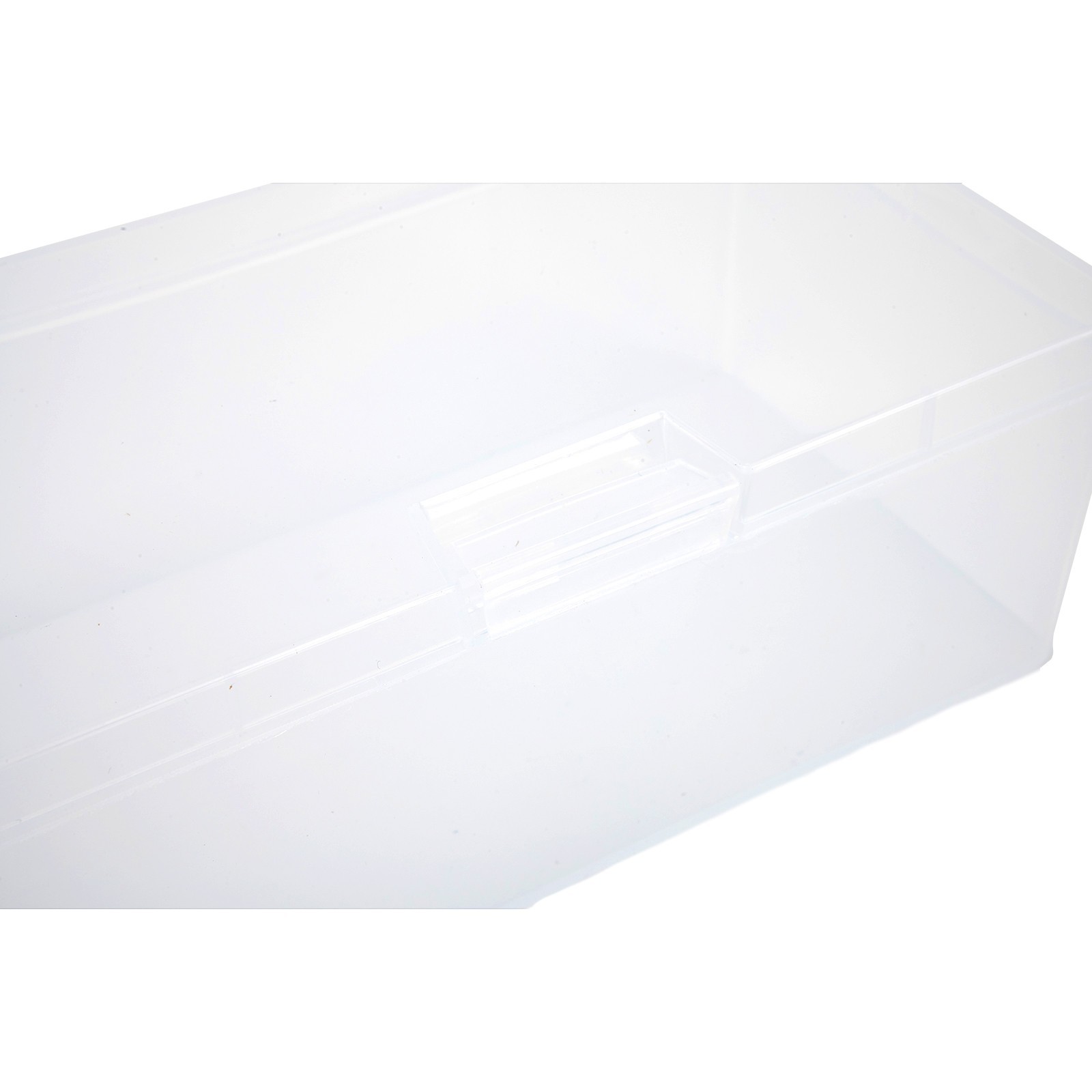 Plastic Storage Box Transparent With Lid Collection Container Organiser