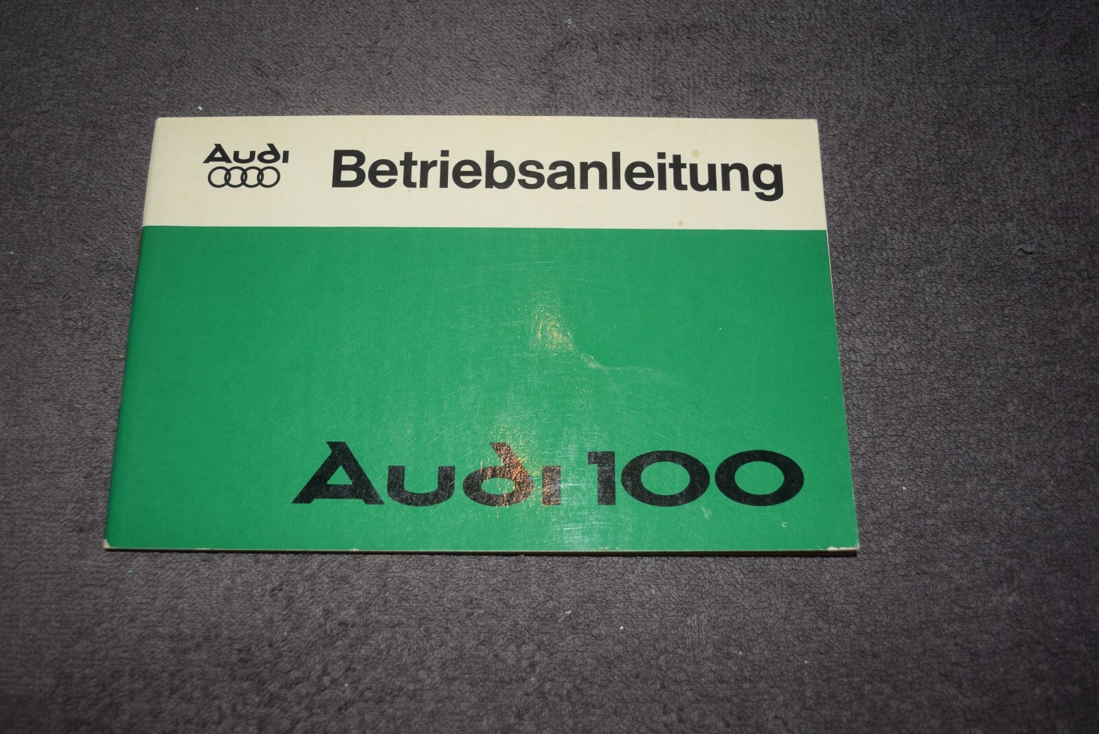 Operating Instructions Manual Audi 100 C2 08/1976 Mint/Unused