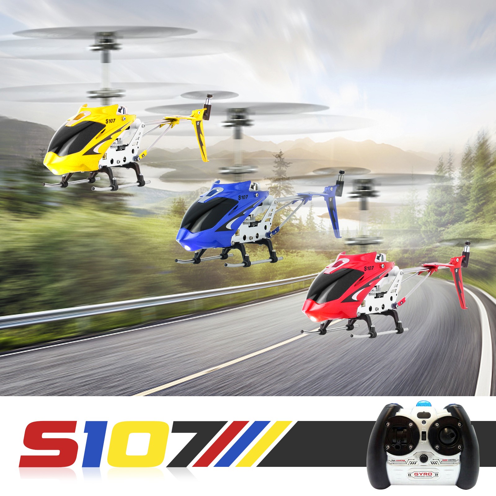 SM107/ U12S/ S39H/ U12/ S107H 2.4Ghz RC Helicopter Remote Control Toys Gift Kids