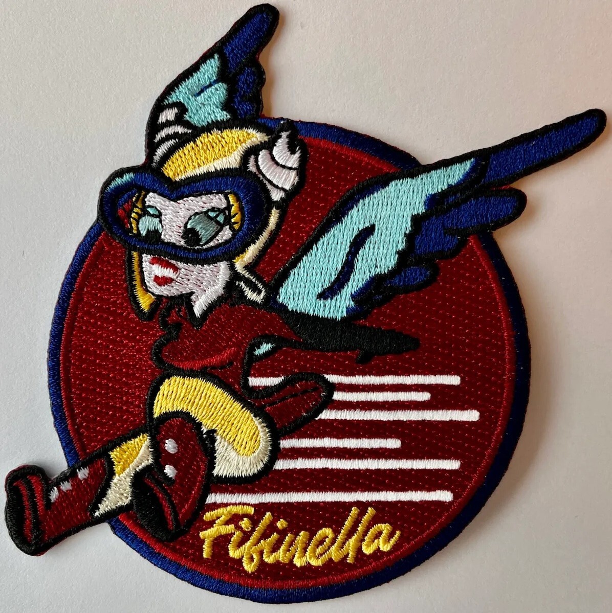 Fifinella (WASP) Embroidered Patch, Women Airforce Service Pilots WWII PAT-0154