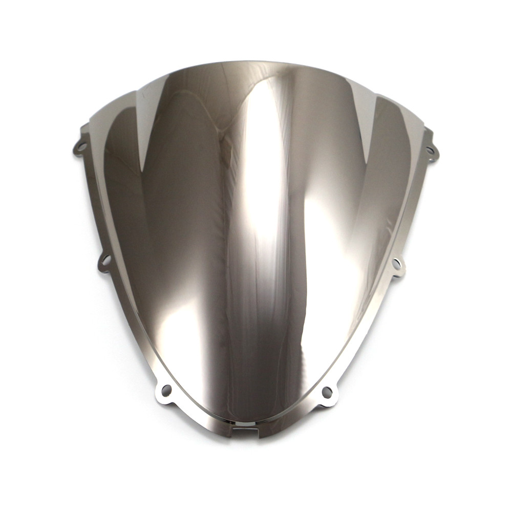 Windscreen Windshield For Kawasaki Ninja ZX-6R 2005-2008 ZX-10R 2006-2007 Chrome