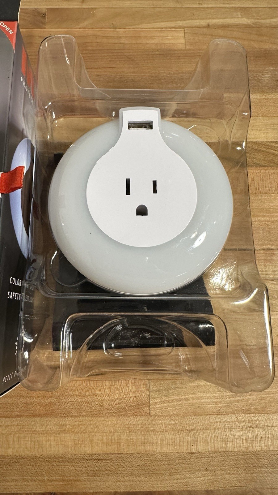 NEW MAX Safety Alert Light & Color Night Light USB Charger