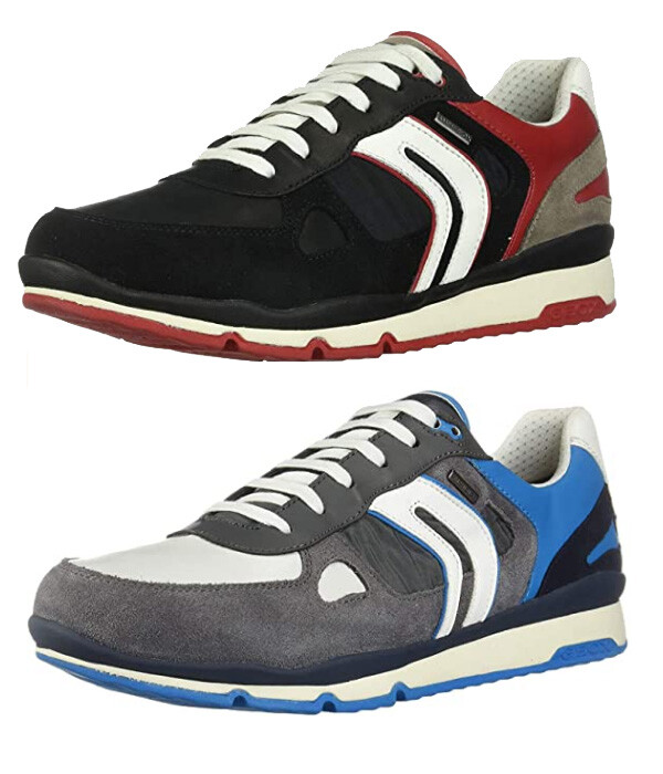 GEOX Men's U Sandford B ABX A Low Top Fashion Sneakers, Color Options