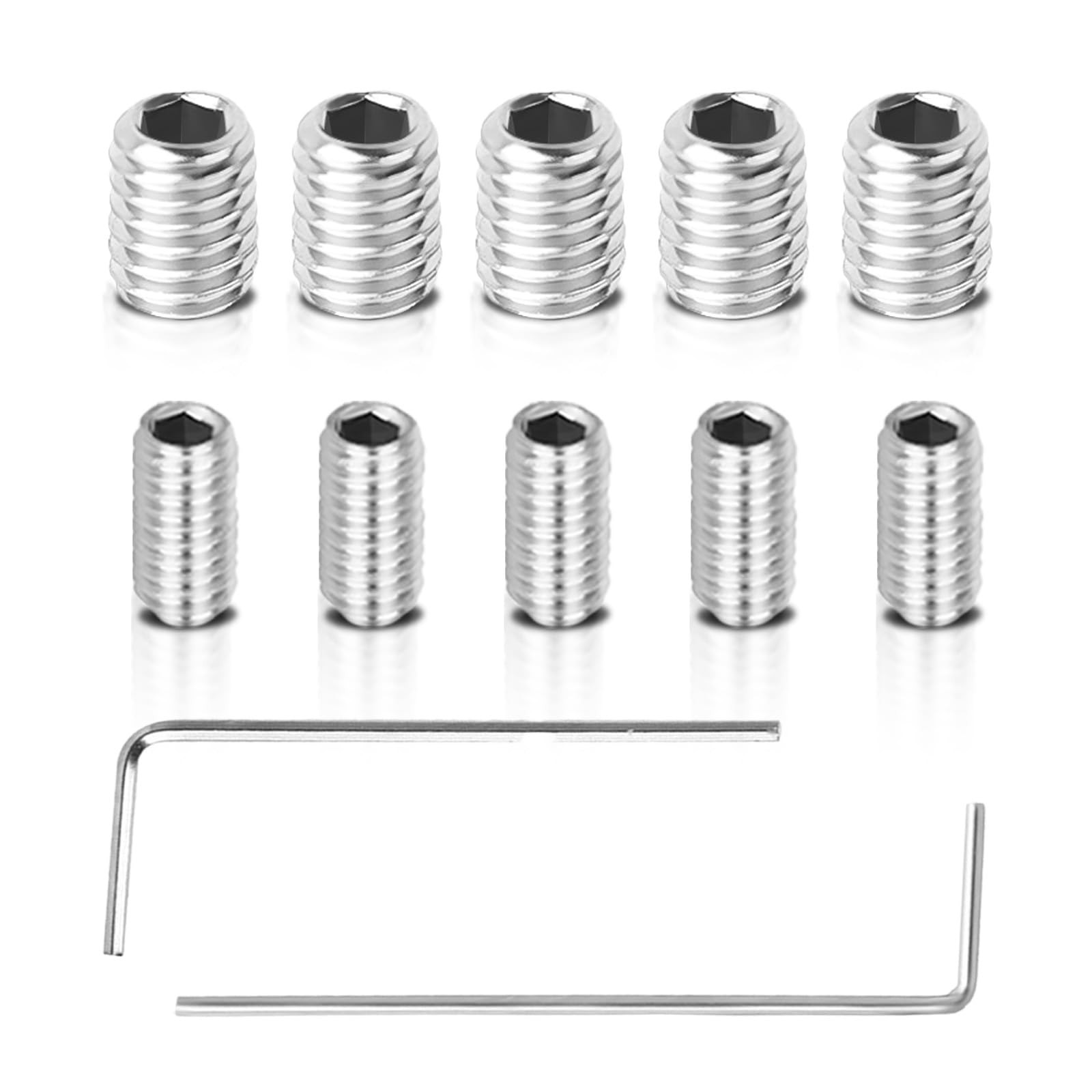 5 Set W11366418 Refrigerator Freezer Door Handle Mounting 5-Pack, Silver