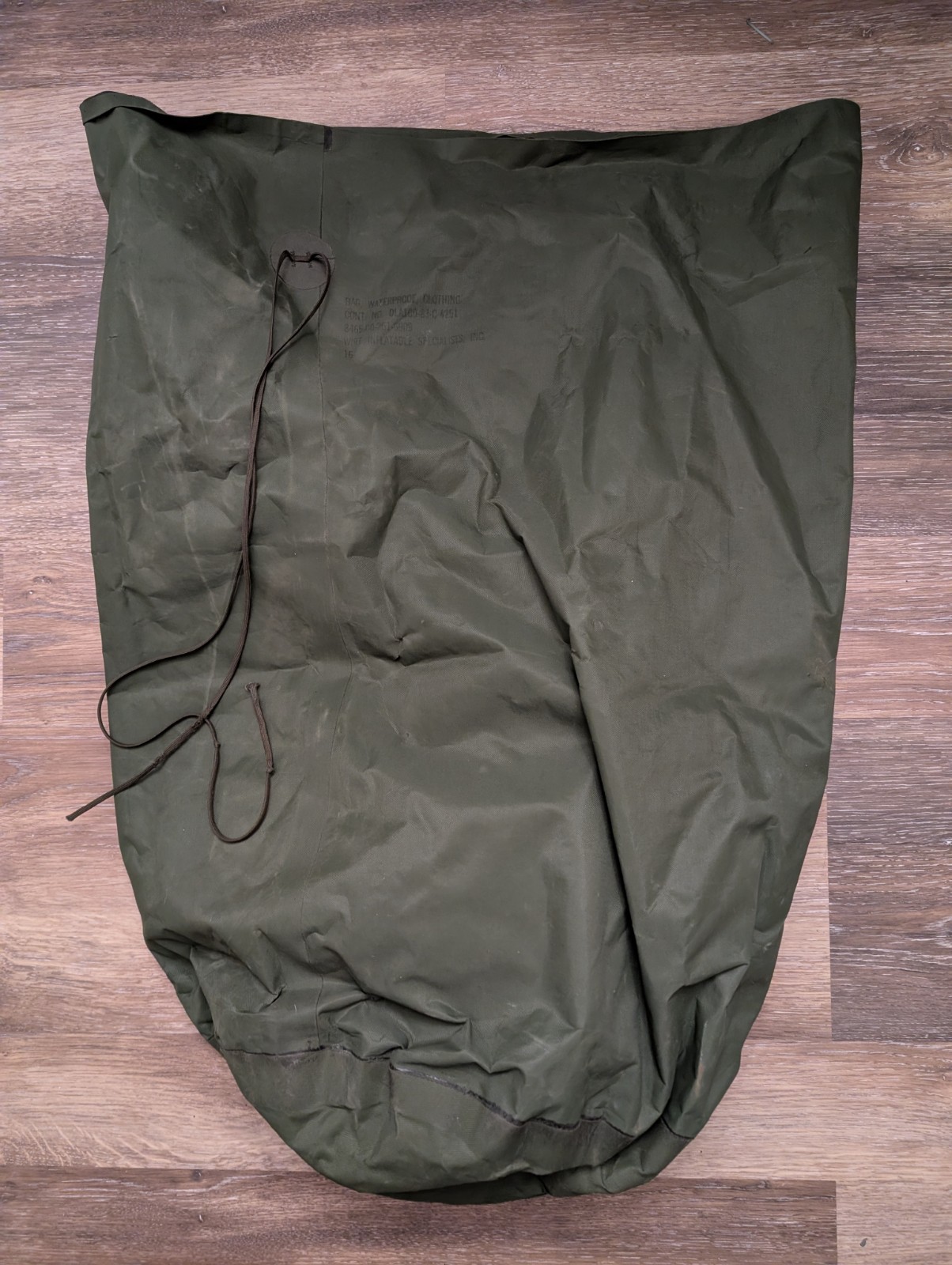 US Military Waterproof Clothing Bag Wet Weather Laundry Bag OD