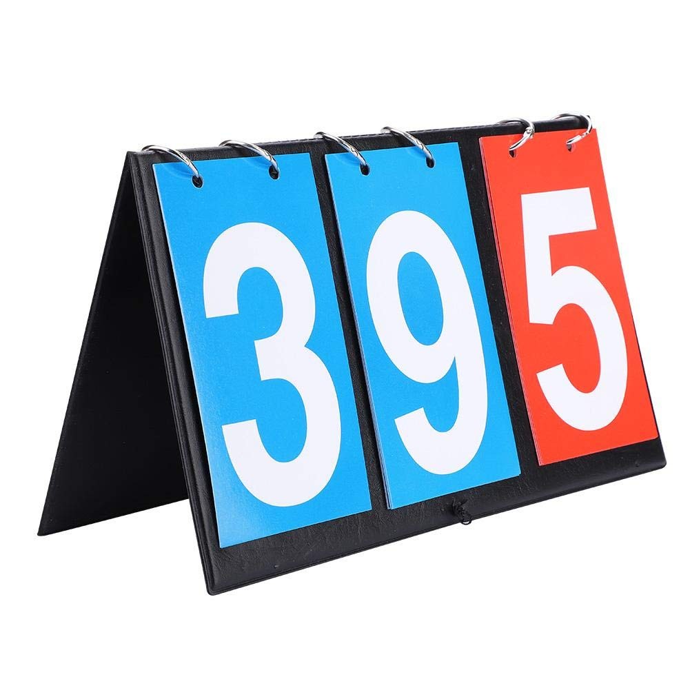 Flip Sports Scoreboard Portable Score Counter Table Tennis Basketball Blue