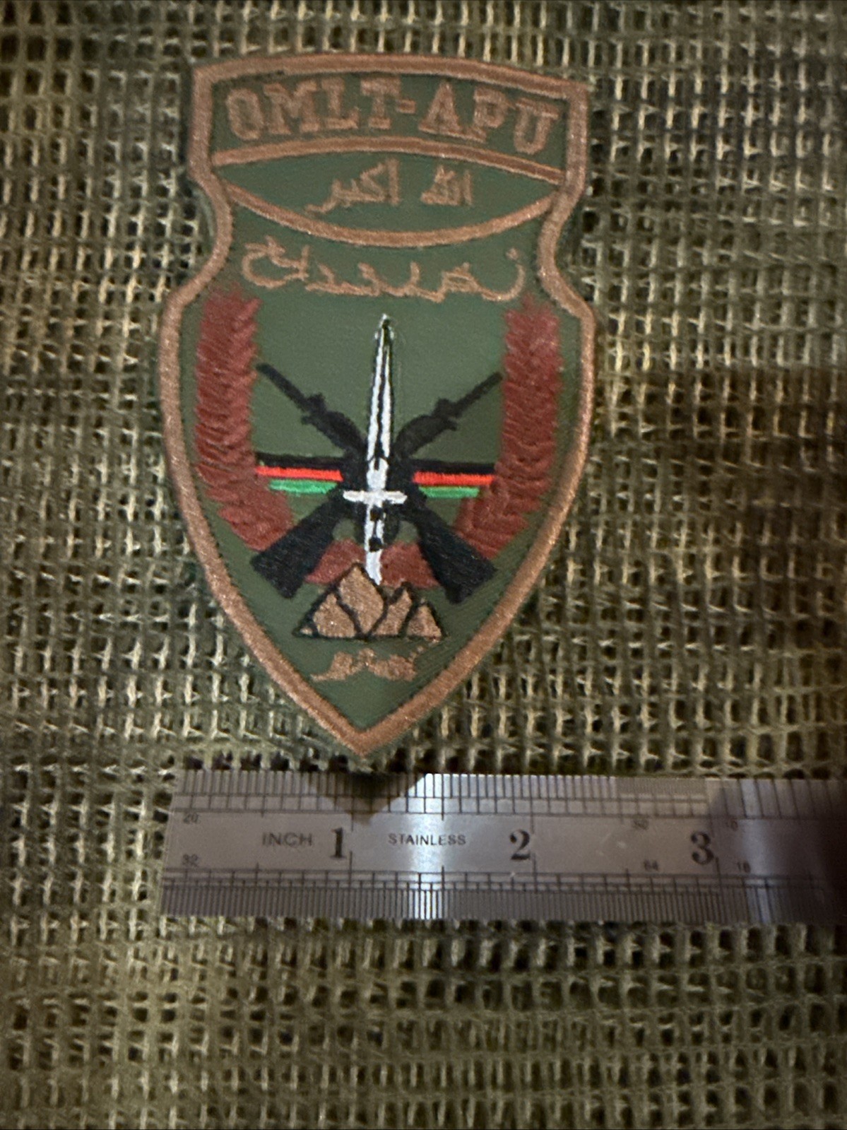NATO US French OMLT Team PATCH -Afgan War Issue ISAF -3 Patch Set!!!