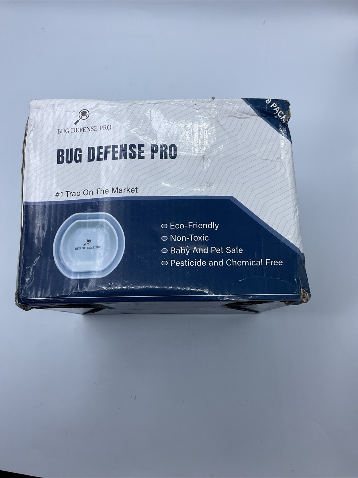 Bug Defense Pro Bed Bug Trap - Lot of 8 - Non-Toxic - Pesticide & Chemical Free