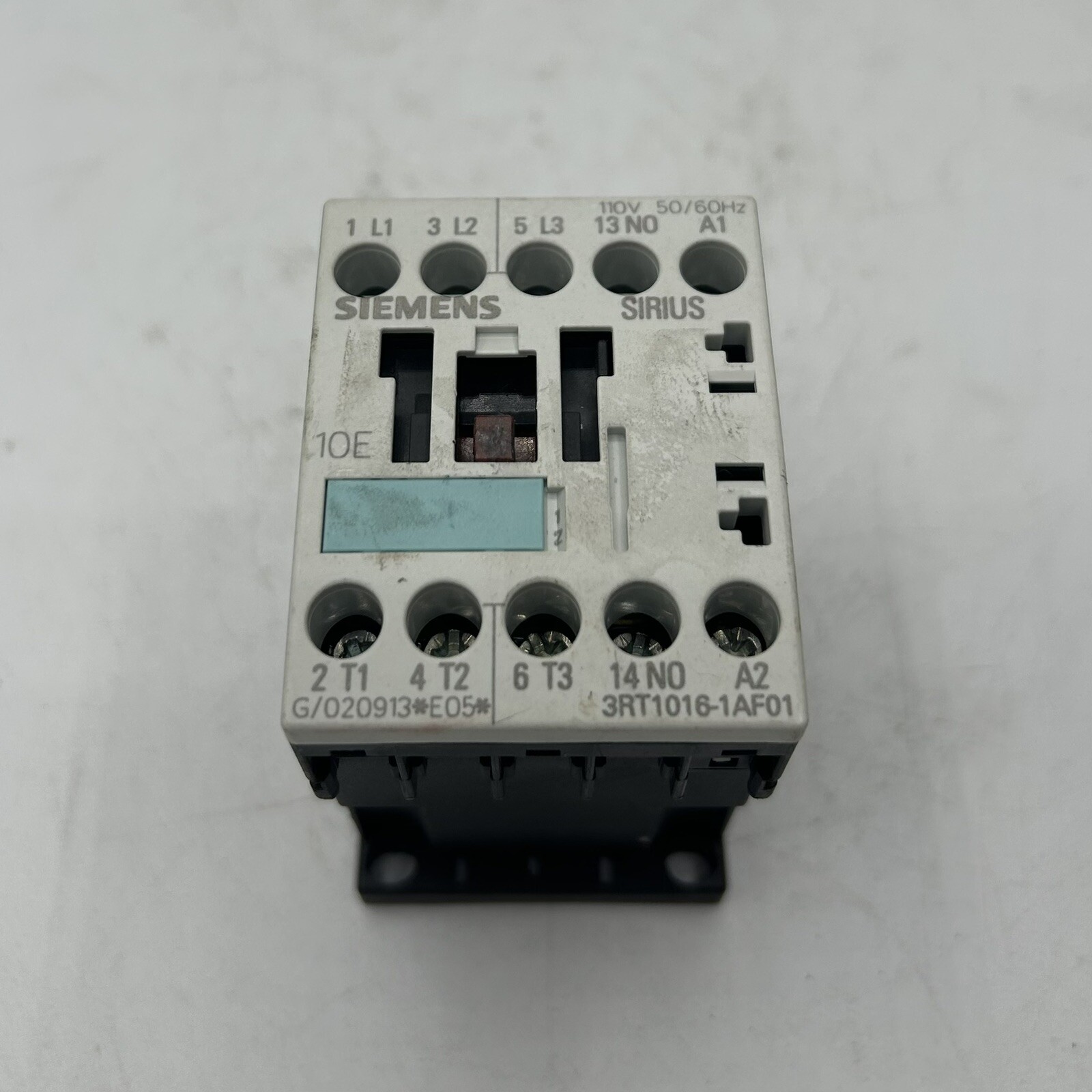 Siemens Sirius 3RT1016-1AF01 Contactor, 110V 50/60Hz