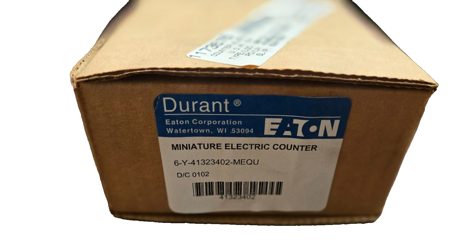 NEW Eaton 6-Y-41323-402-MEQU Durant Digit Base Mount Mini Electric Counter