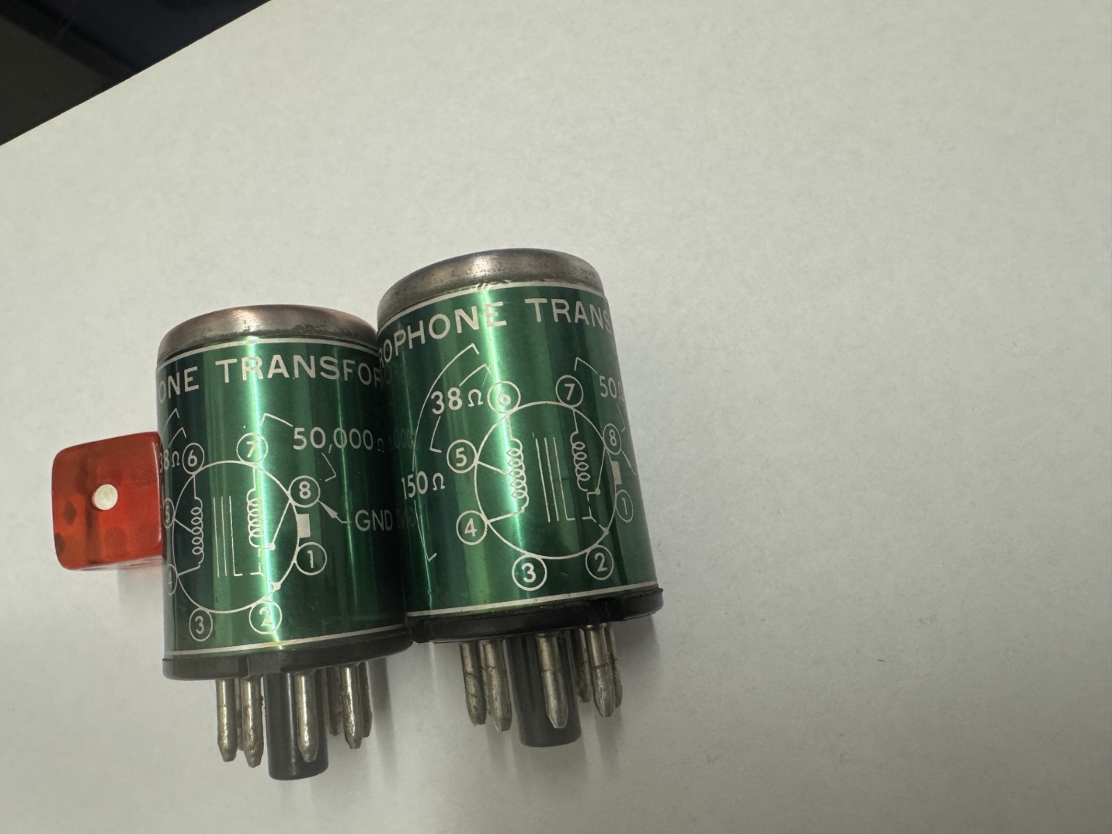 MINT !! altec 4722 matched pair step up transformer