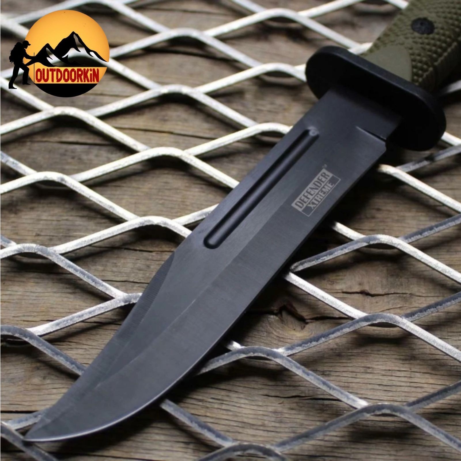 12" MILITARY Tactical Combat SURVIVAL Knife FIXED BLADE Hunting BOWIE + Sheath