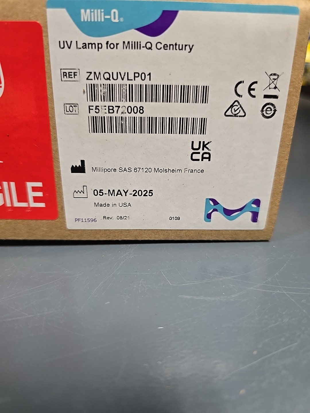 Original UV lamp 185/254 nm for Millipore ZMQUVLP01 (1/pk) free shipping!
