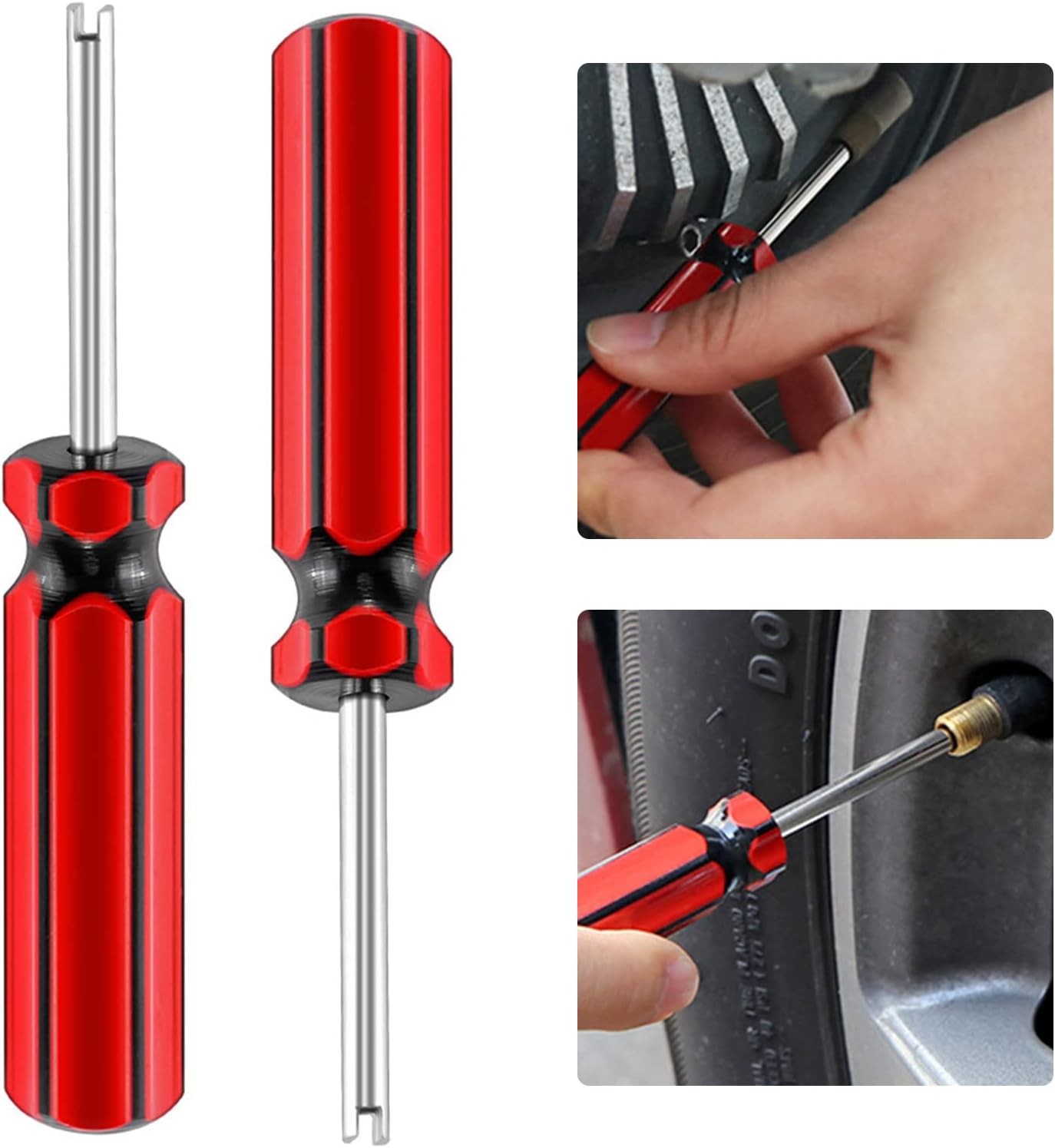 EVKILKJS 5 Pcs Valve Core Removal Tool,Car Valve Core Remover