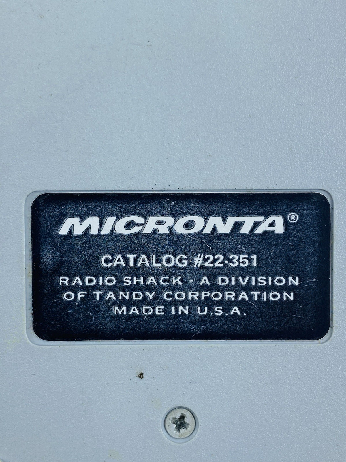 MICRONTA Model 351 Frequency Counter w/Case,Instructions & Antenna - Works!