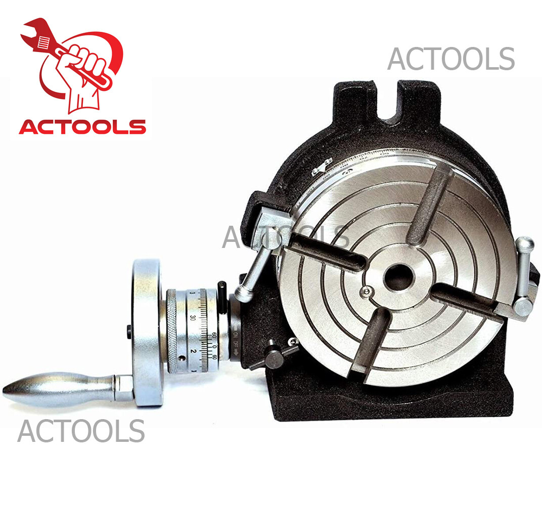 6" HV6 150mm Precision Rotary Table Horizontal And Vertical USA ACTOOLS