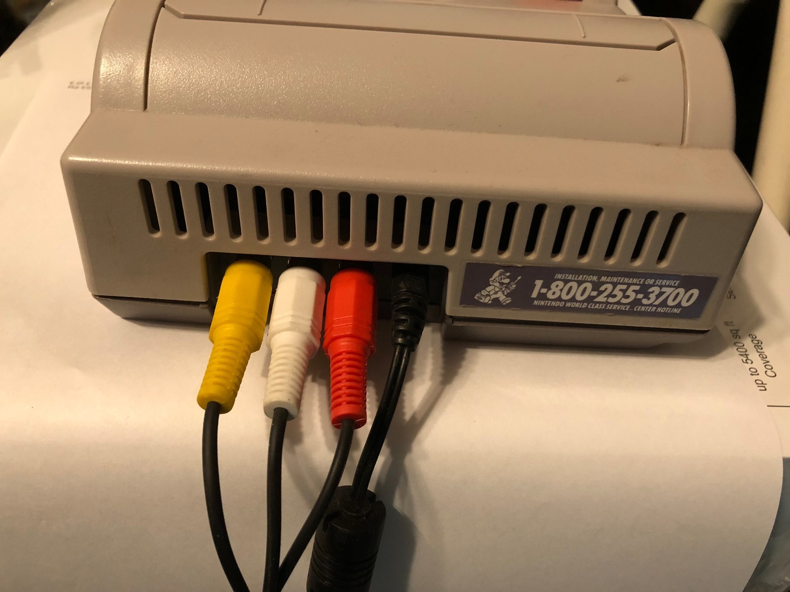 Nintendo NES-101 Top Loader w/ 3D Printed Back Composite AV LED & RECAP Service