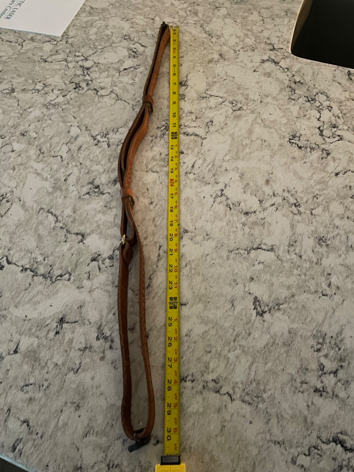 Uncle Mike’s Leather Rifle Sling with Quick Connects
