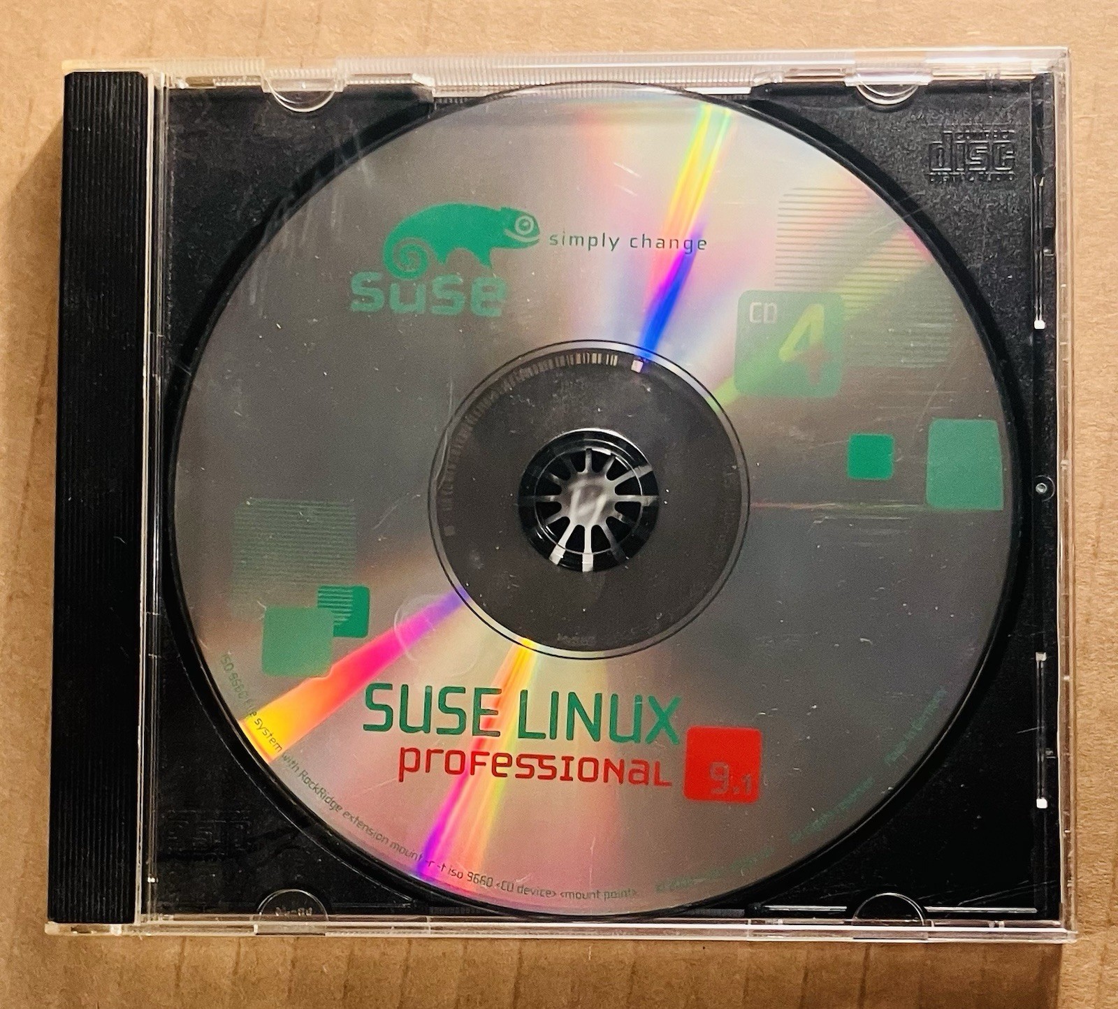 SUSE Linux Professional 9.1 Complete 5 Disc CD Set 2004 Vintage Software