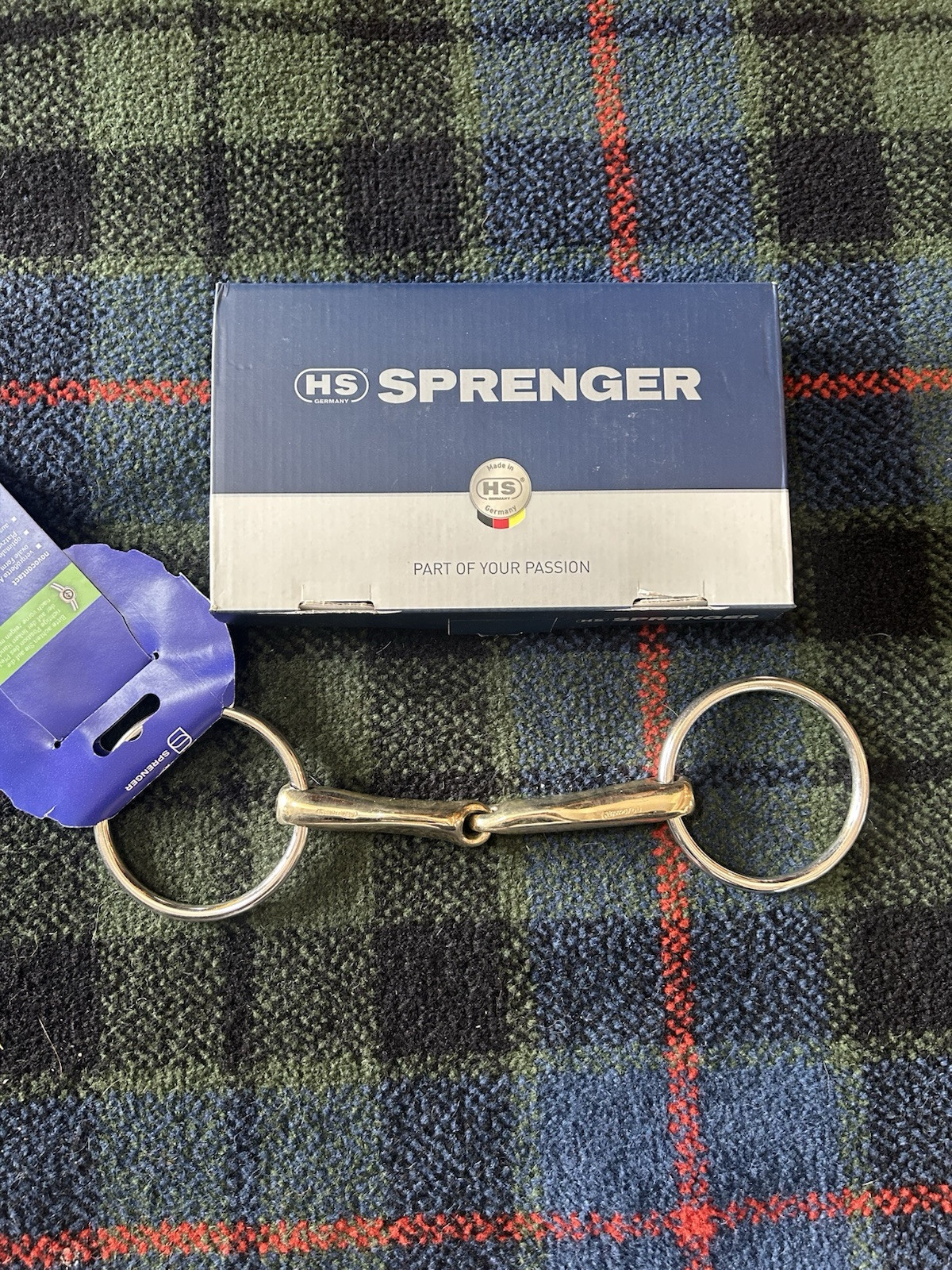 Single Joint Loose Ring Sprenger Novo Contact bit - 135mm/ 16mm Sensogen