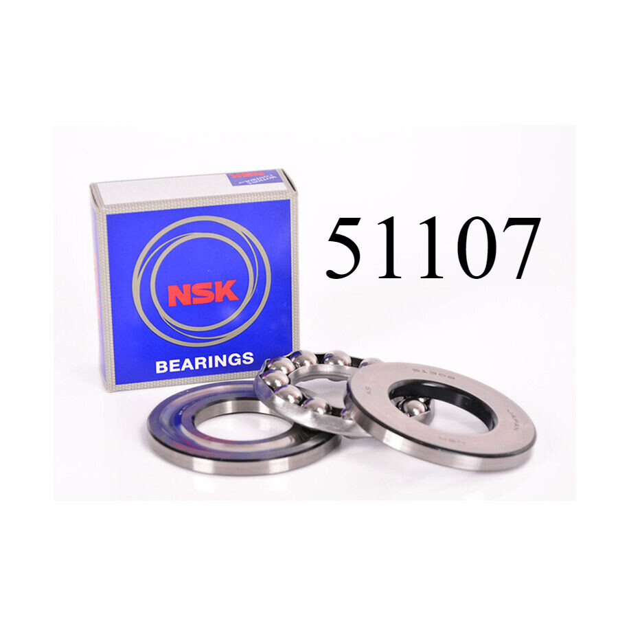 NEW NSK 51107 Thrust Ball Bearings Single Row 35x52x12mm Free Shipping & Return