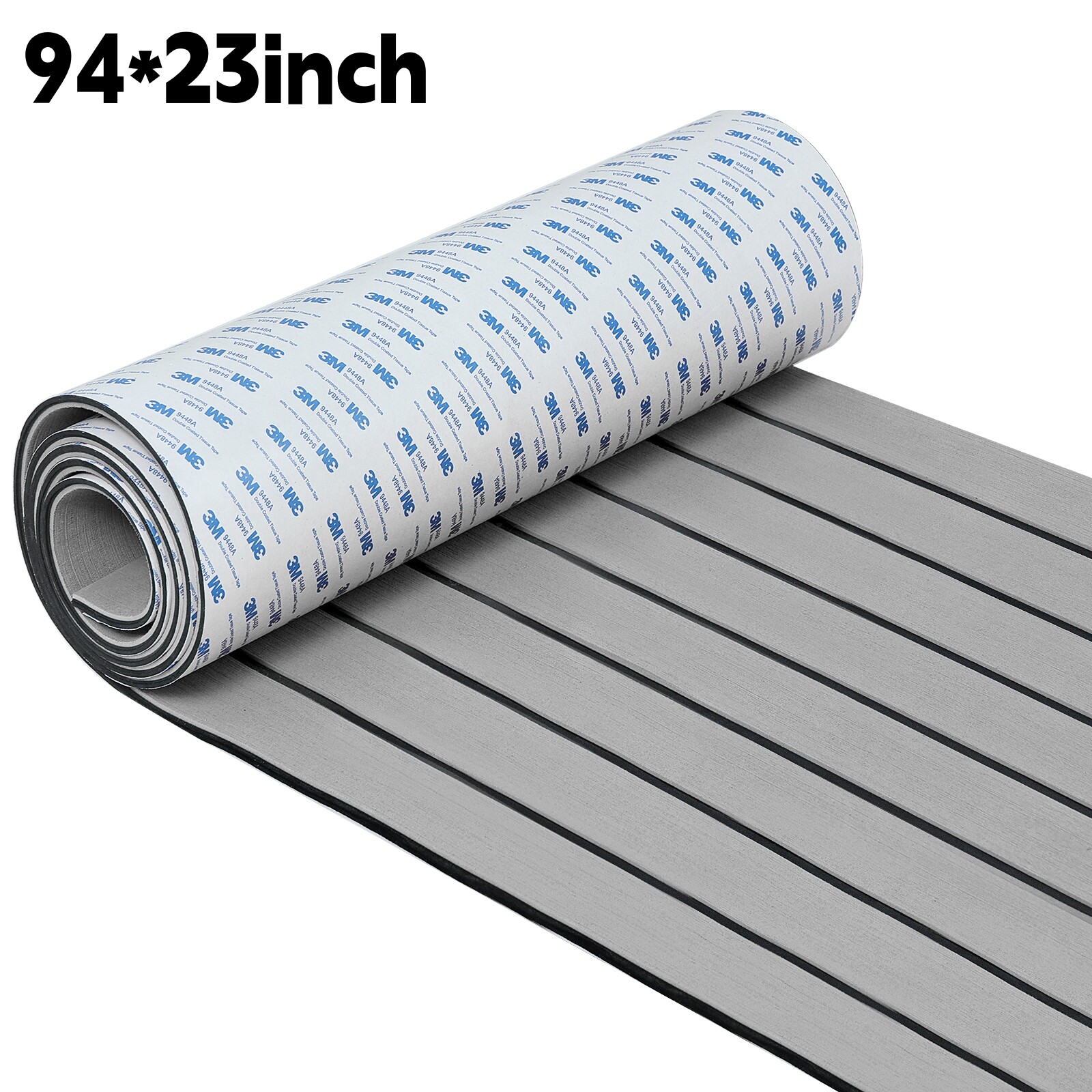 94" EVA Foam Boat Decking Sheet Pad Faux Teak Marine Yacht Flooring For Car Boat