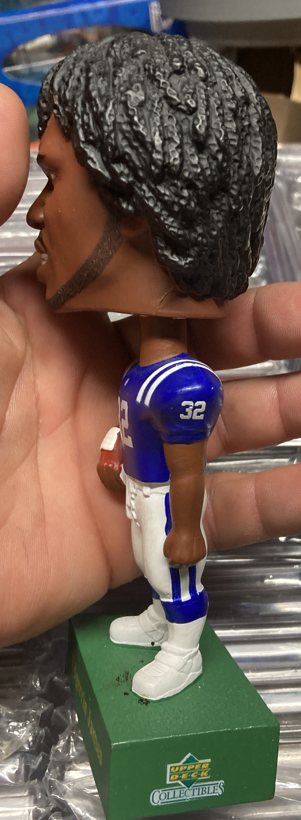 2001 NFL Upper Deck Playmakers Edgerrin James Bobblehead Colts