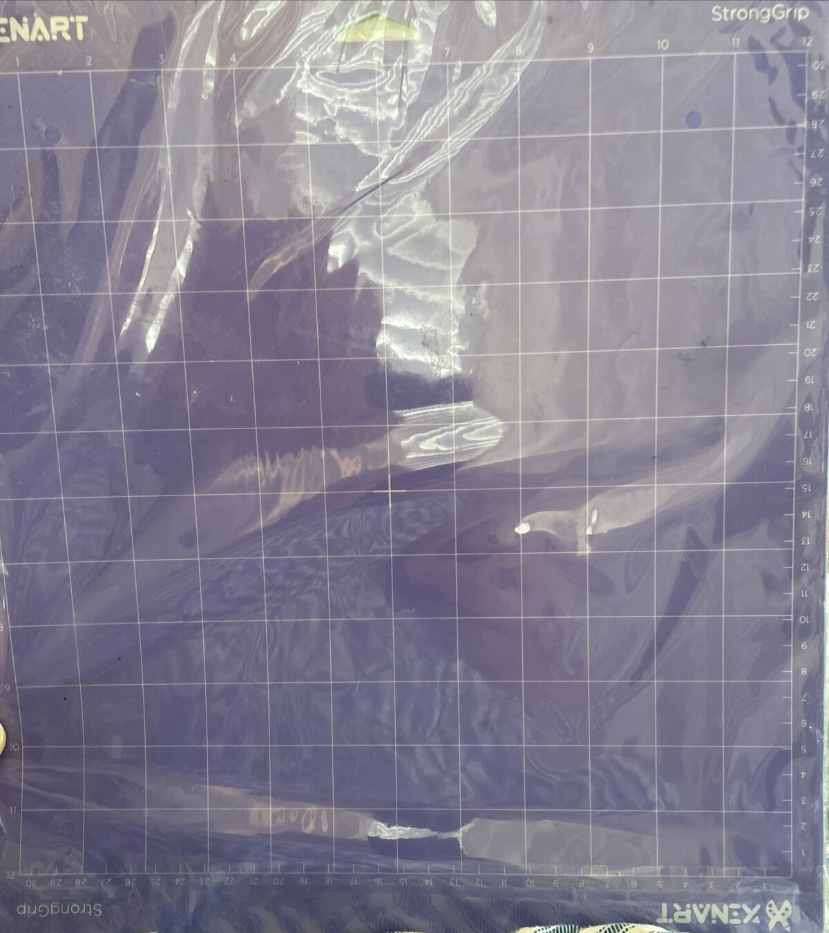 XENART CUTTING MAT STRONG GRIP 12 X 12" PURPLE - PREVIOUSLY OWNED BUT NEVER USED