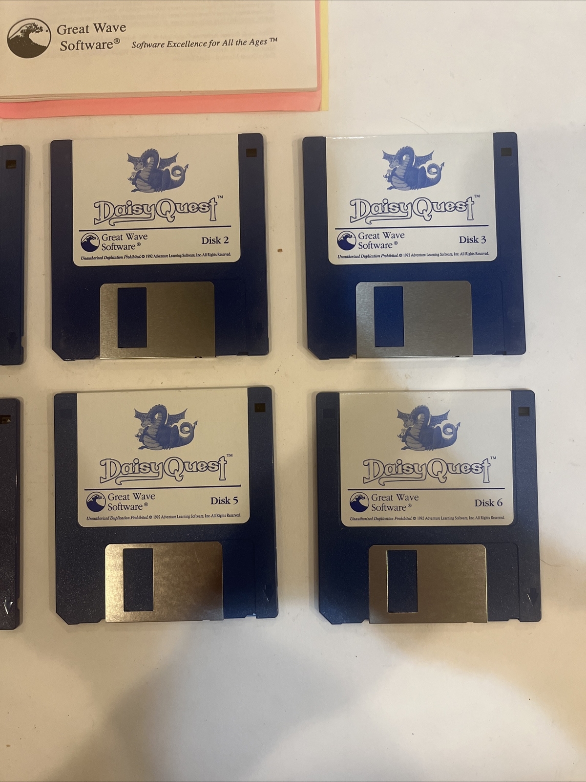 Vintage Daisy Quest Game for Macintosh Floppy Disc Great Wave Software