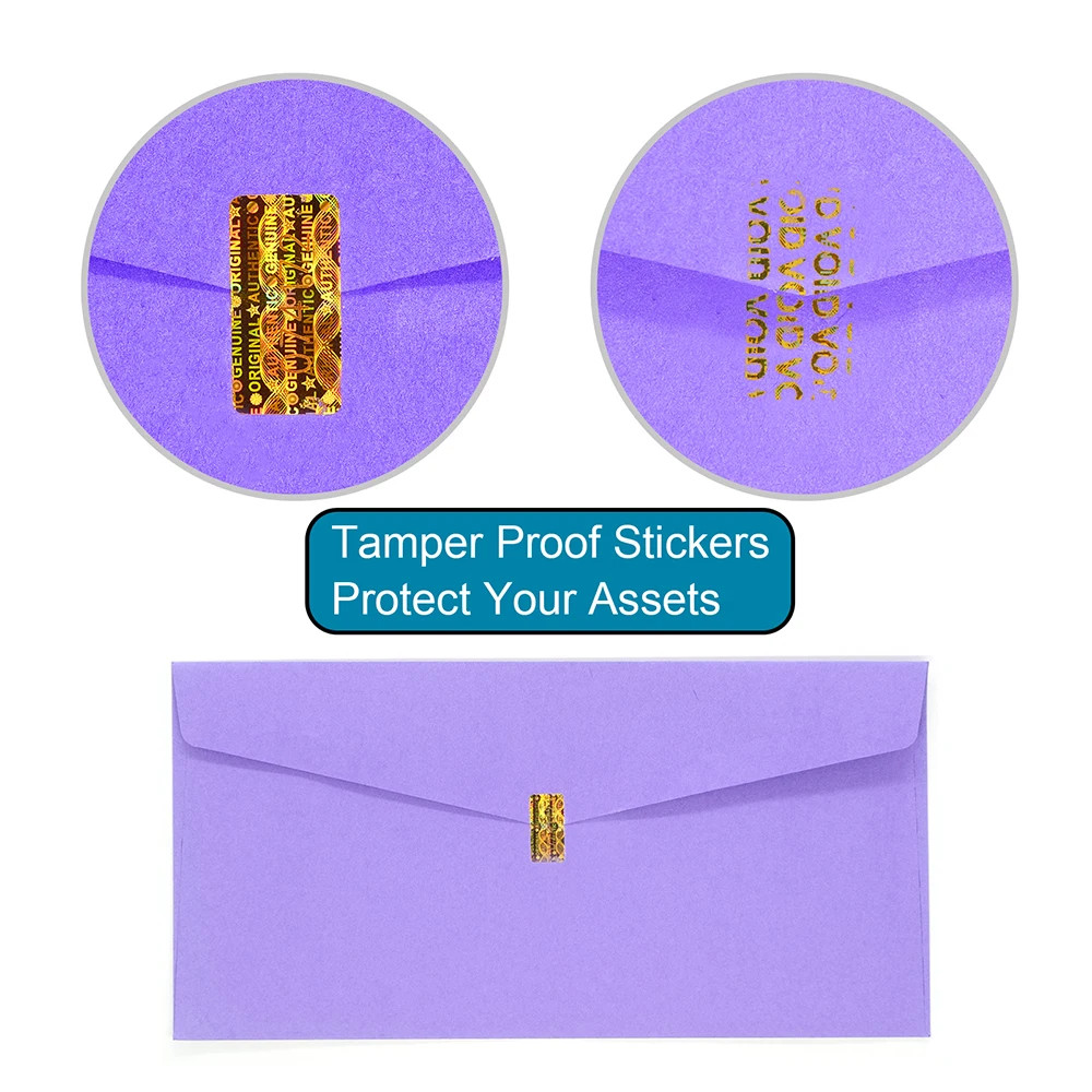 2000 Pcs，Hologram Tamper Proof Stickers，Void Warranty Security Label，Unique