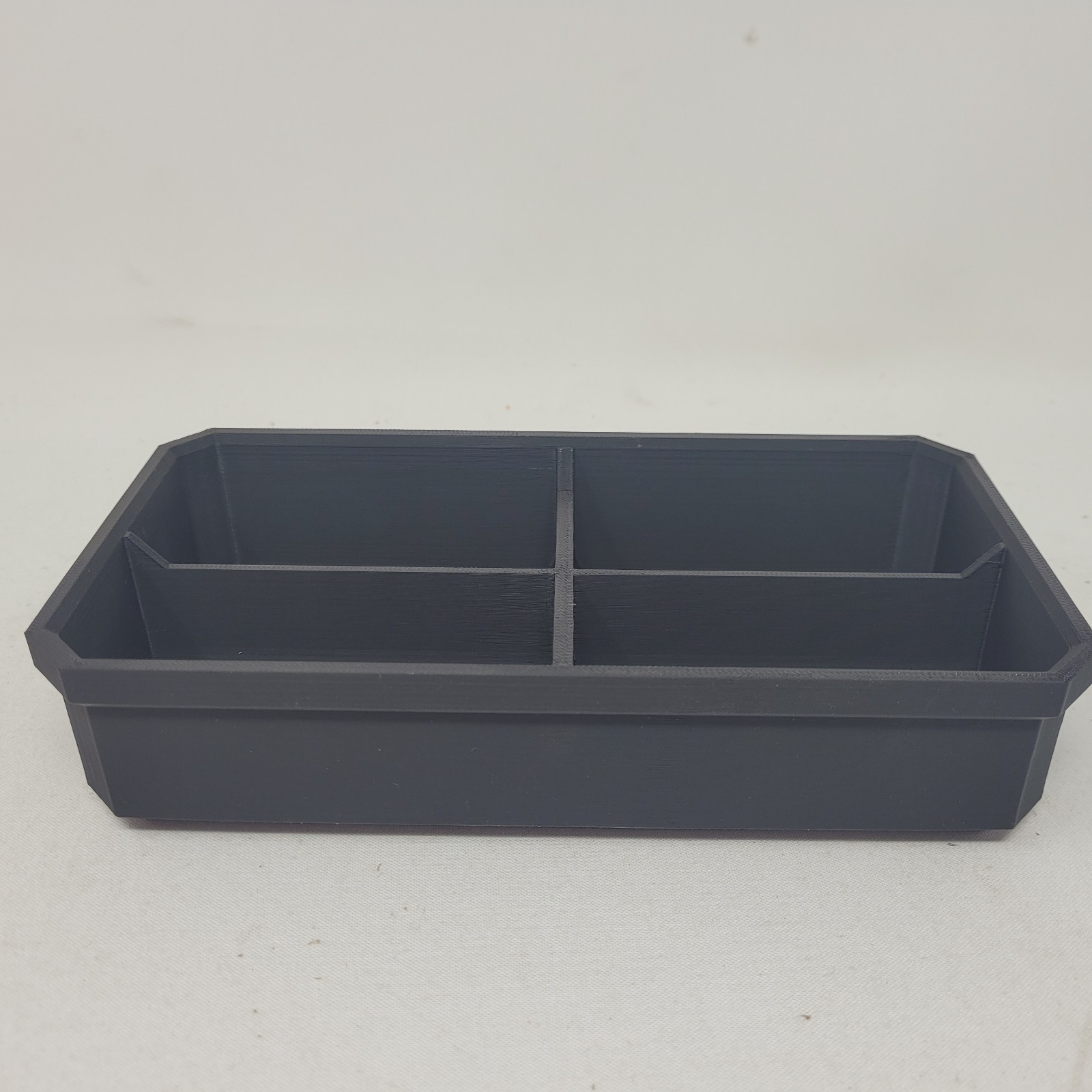 Fit Milwaukee Packout Low Profile Storage Tray w/ 4 Sections Black 1 Organizer