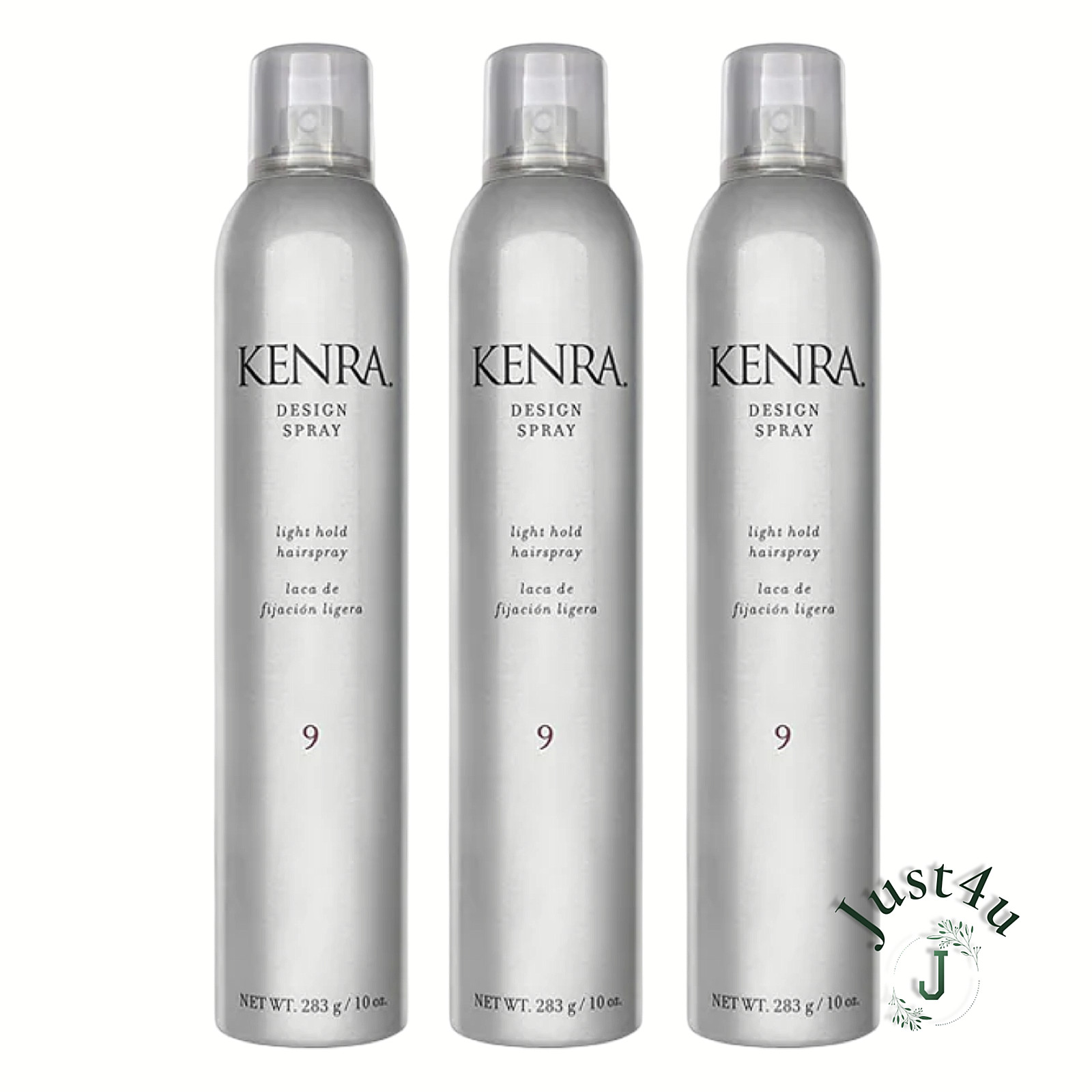 Kenra Design Spray #9 Light Hold, 10oz. (3PACK)