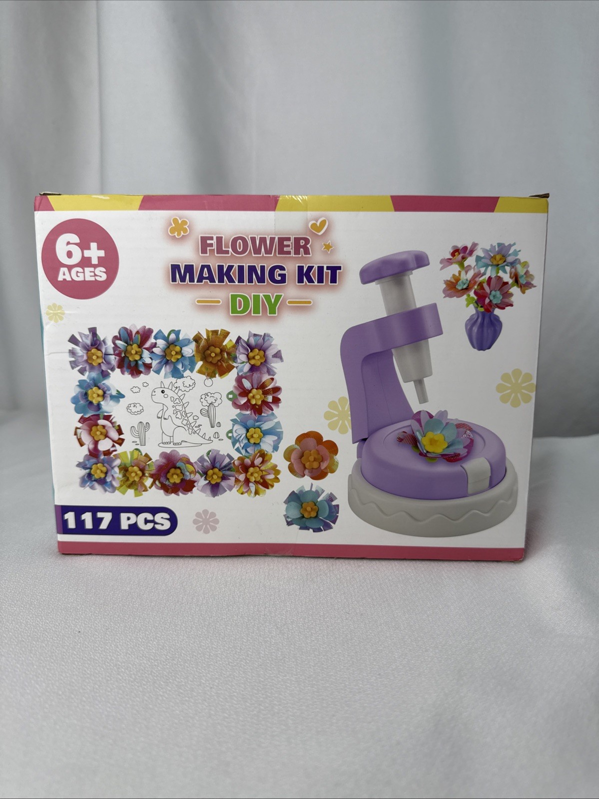 117 PC DIY Flower Making Kit 117 PCS Ages 6+ New & Sealed