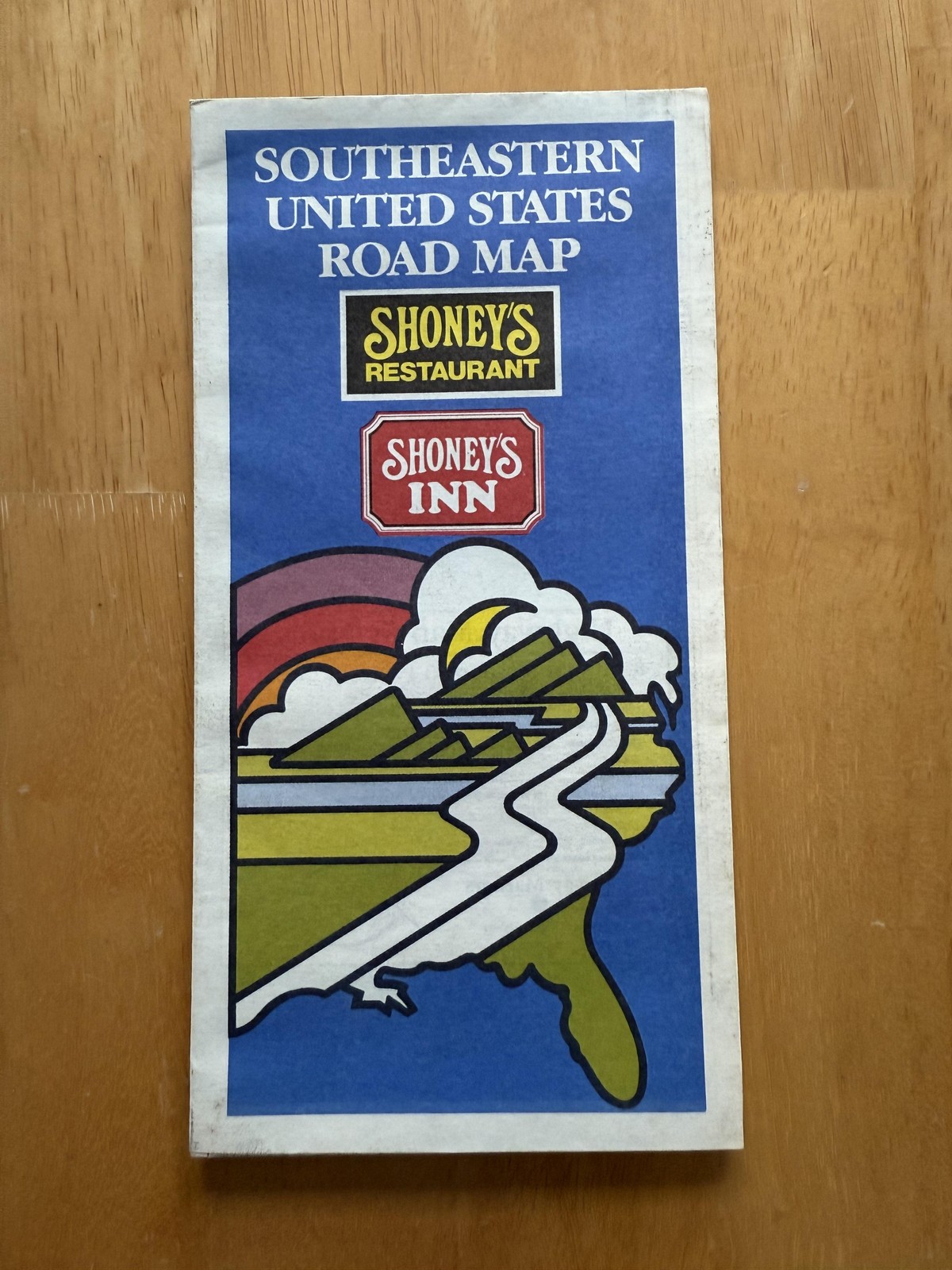 Vintage Shoney's Southeastern United States Road Map Restaurants Inns Folded