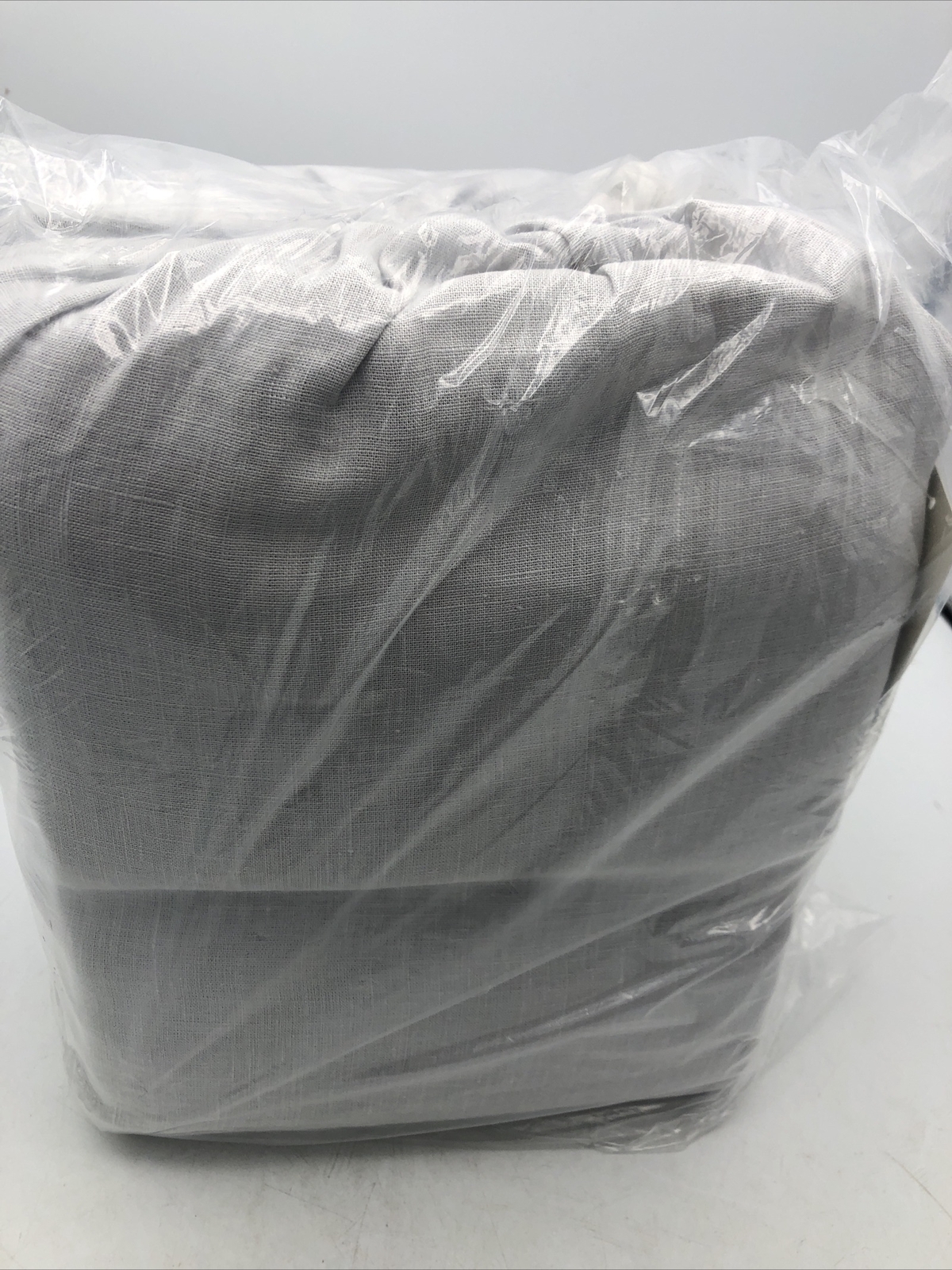 Casaluna Queen 100% Washed Hemp Solid Sheet Set Gray