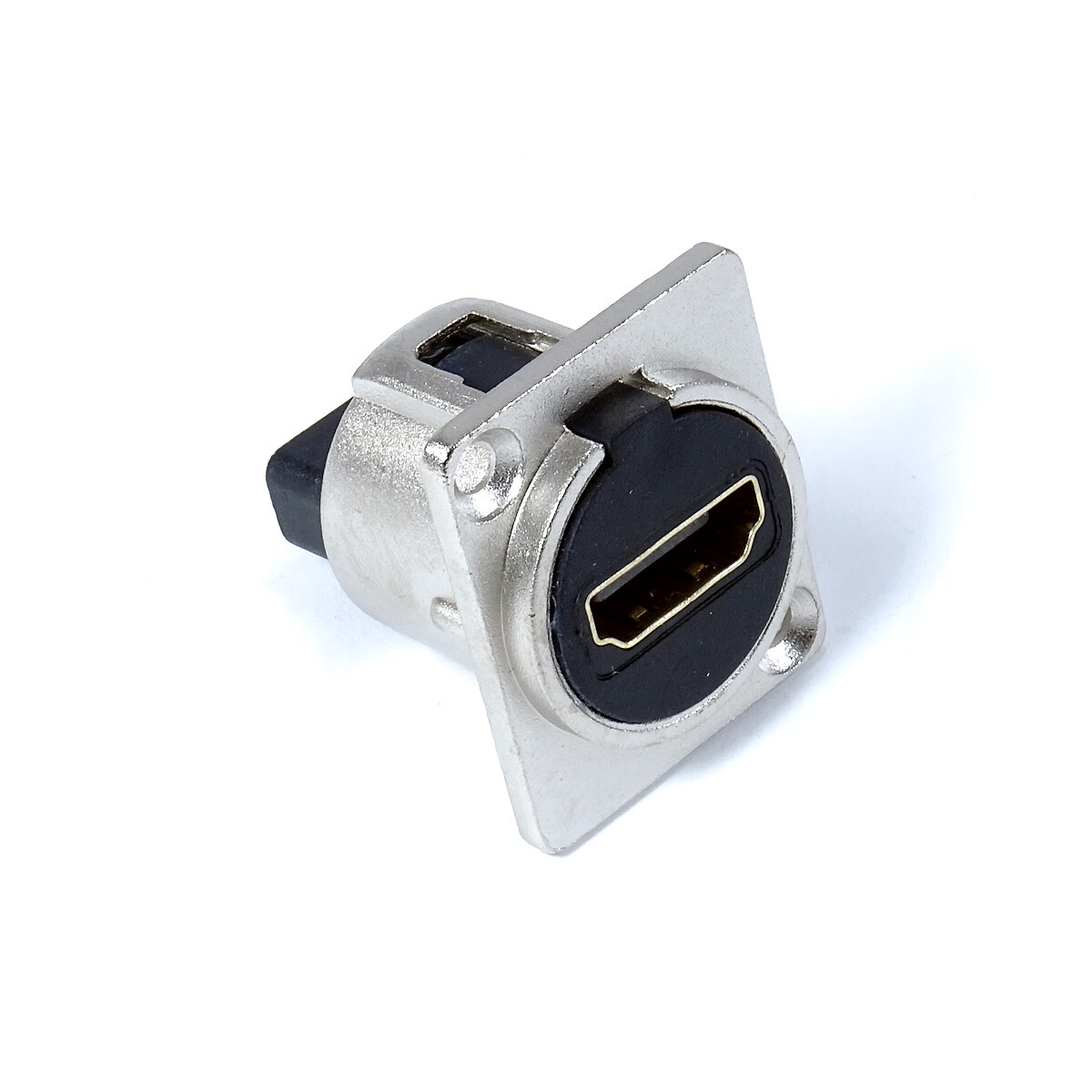 HDMI Chrome Feedthrough Female Pass Through Panel Mount Breakout Board Bartop