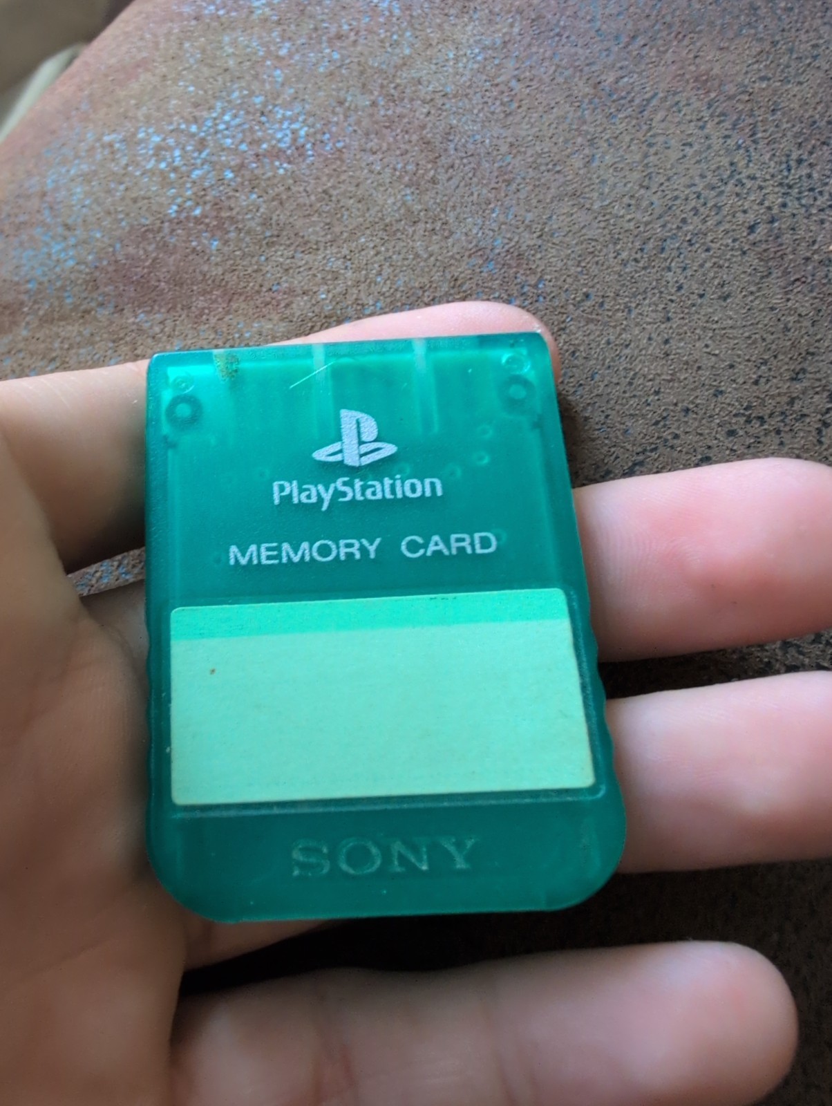 Sony Playstation 1 Official OEM 15 Block Memory Card SCPH-1020 Tested & Working!