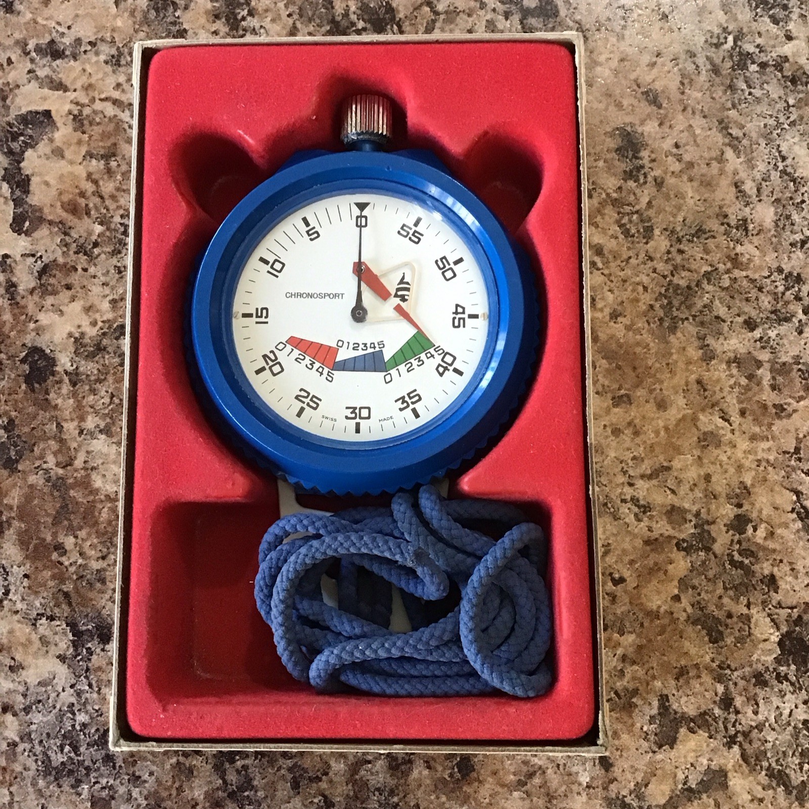 Vintage Herwins Yachting Chronosport Stopwatch *Tested* Swiss Made