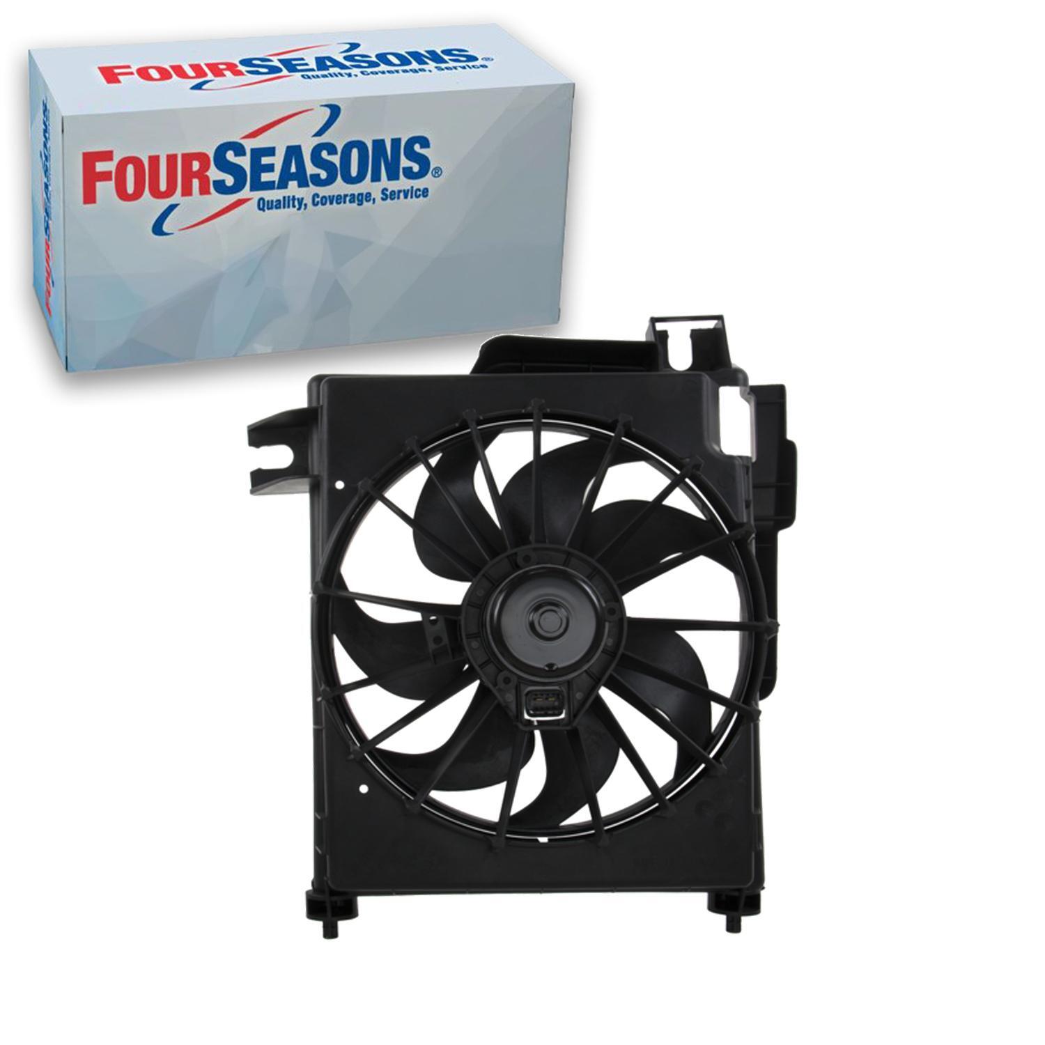 4 Seasons A/C Condenser Fan Assembly For 2002-2008 Dodge Ram 3500