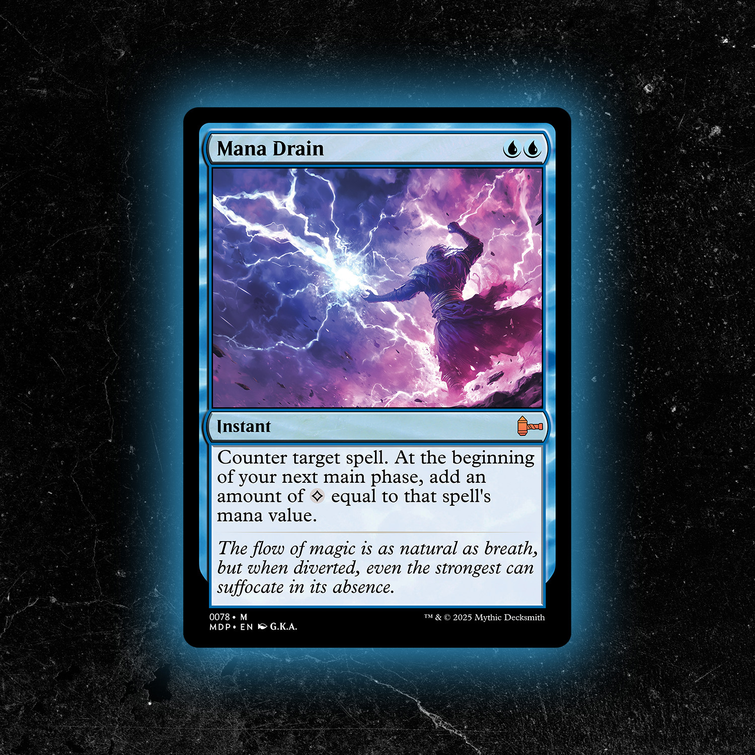 Mana Drain - Custom Magic: The Gathering Card - High-Quality