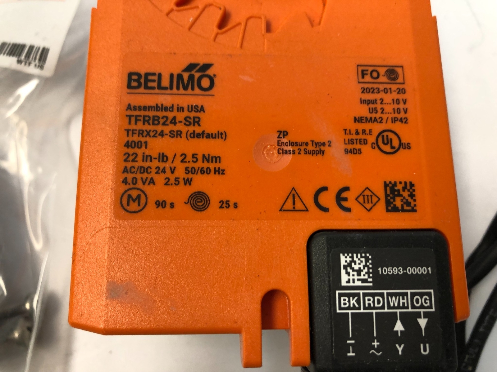 Belimo AFB24-SR Damper Actuator - Used Excellent Condition - Tested