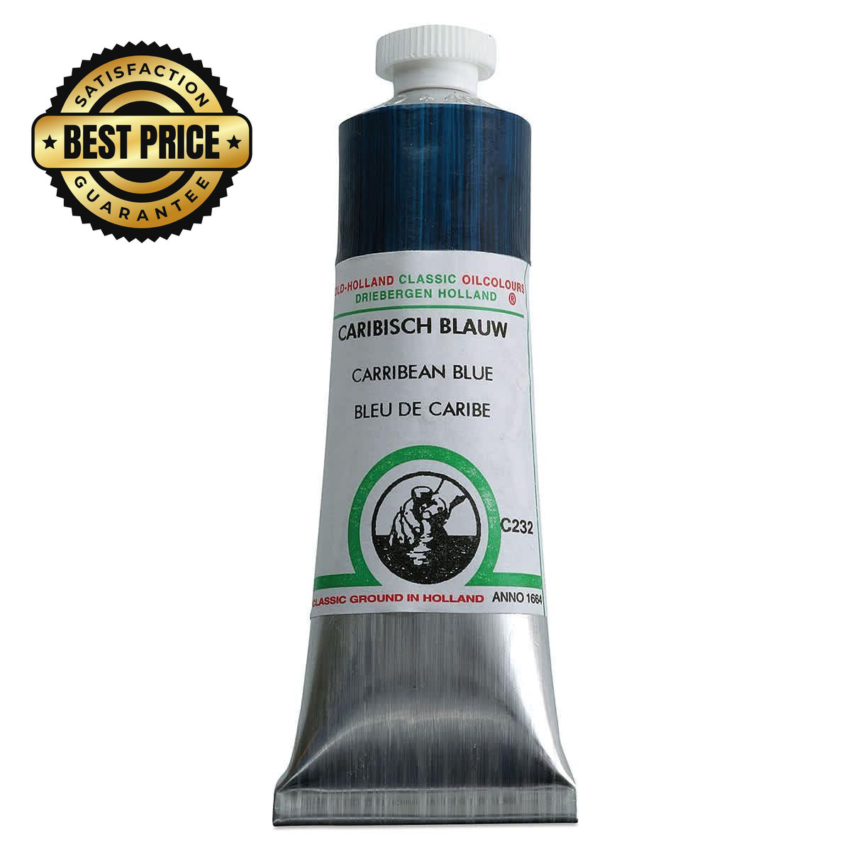 Old Holland Classic Oil Color - Caribbean Blue 1.35 Fl Oz (Pack of 1),