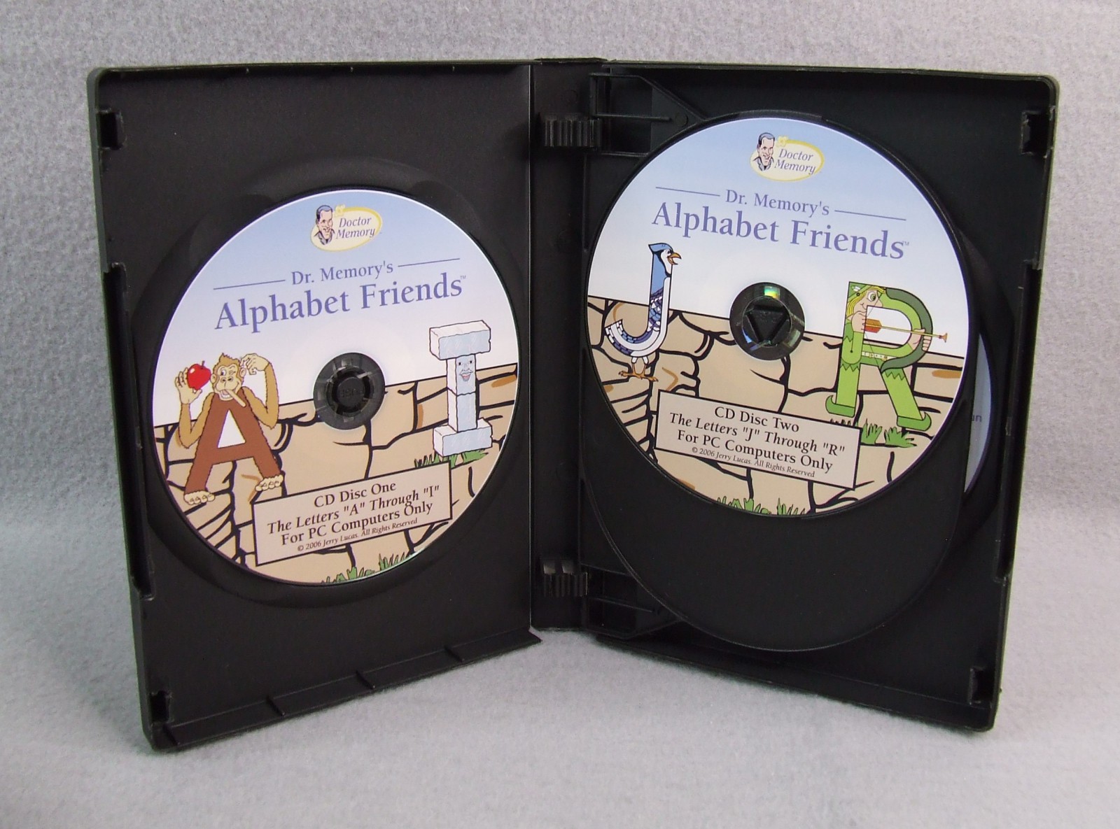 Dr. Memory's Alphabet Friends for PC Computers Only (4-Disc Set)